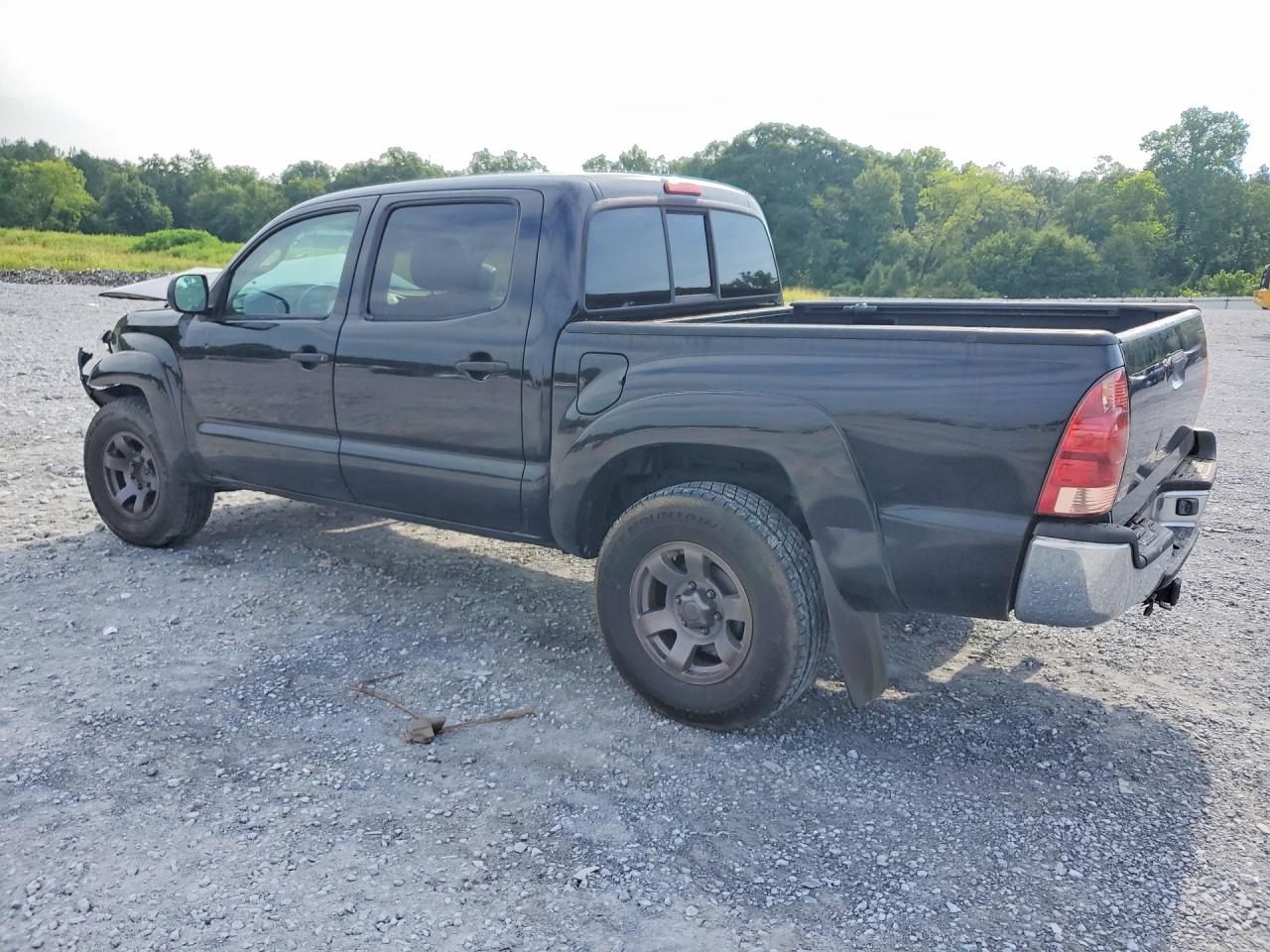 2007 Toyota Tacoma Double Cab Prerunner Black vin: 3TMJU62NX7M029565
