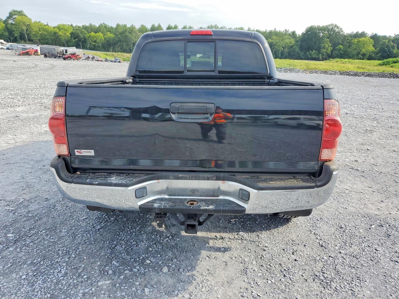 2007 Toyota Tacoma Double Cab Prerunner Black vin: 3TMJU62NX7M029565
