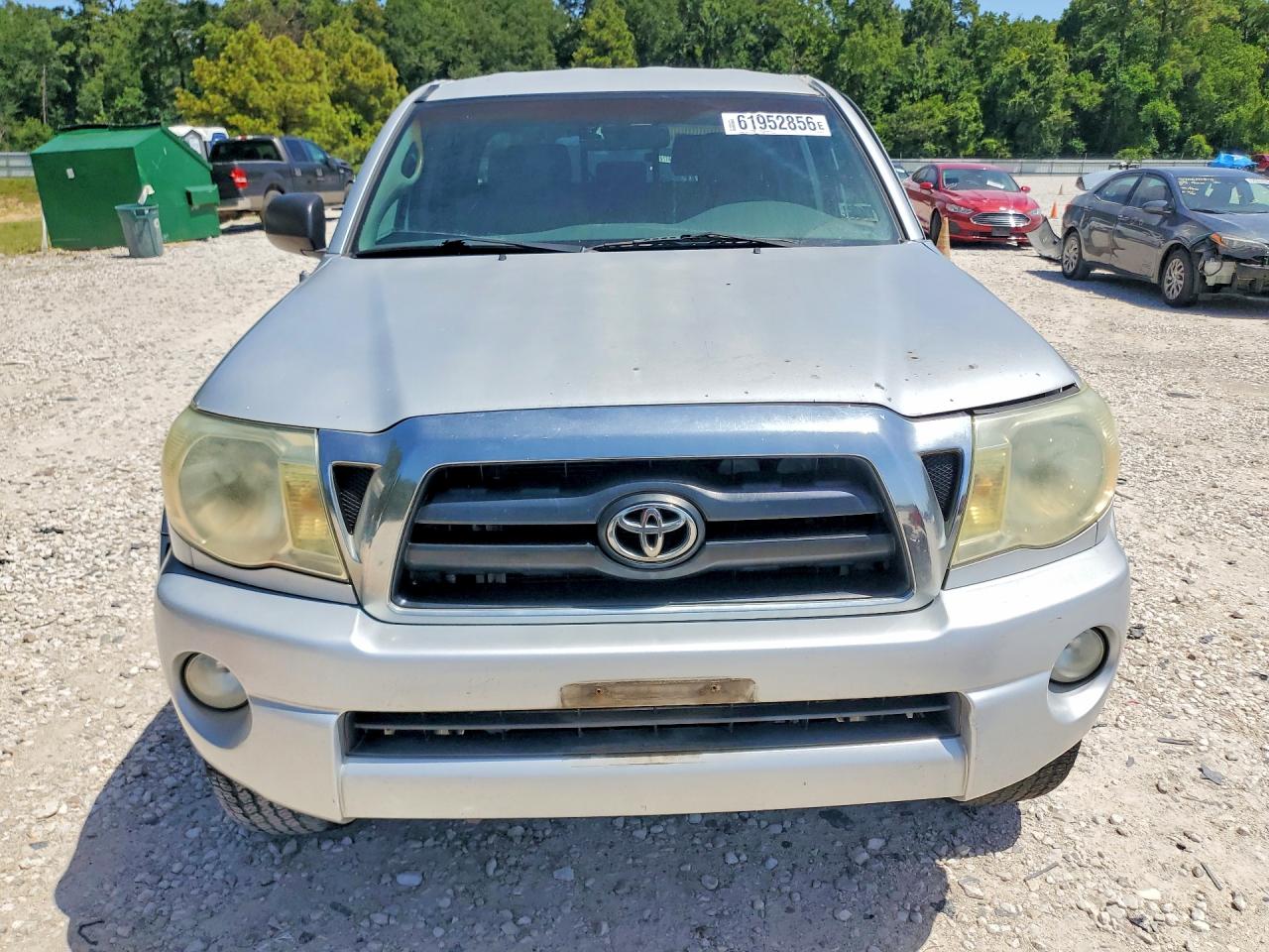 2008 Toyota Tacoma Double Cab Prerunner Silver vin: 3TMJU62NX8M068223
