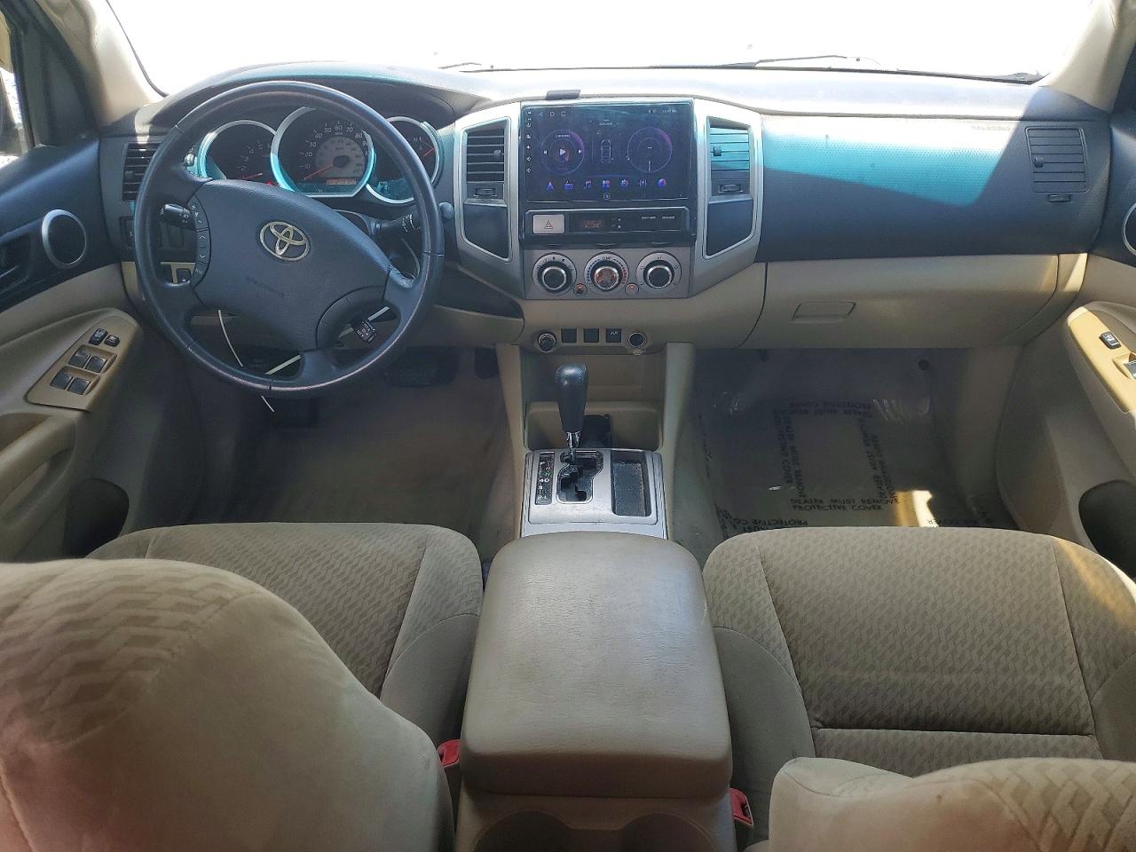 2009 Toyota Tacoma Double Cab Prerunner Silver vin: 3TMJU62NX9M075139