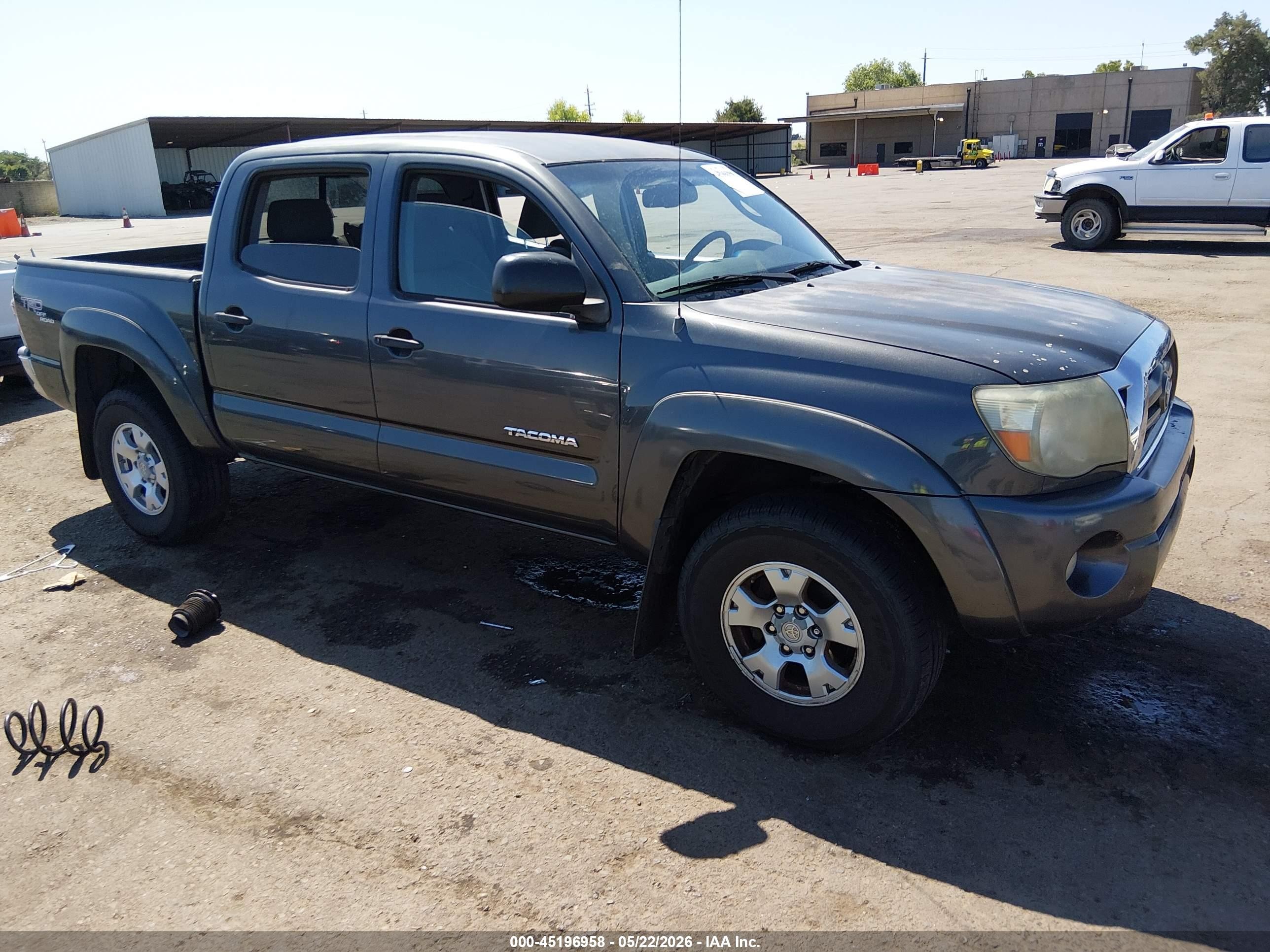 2009 Toyota Tacoma Prerunner V6 Серый vin: 3TMJU62NX9M078655