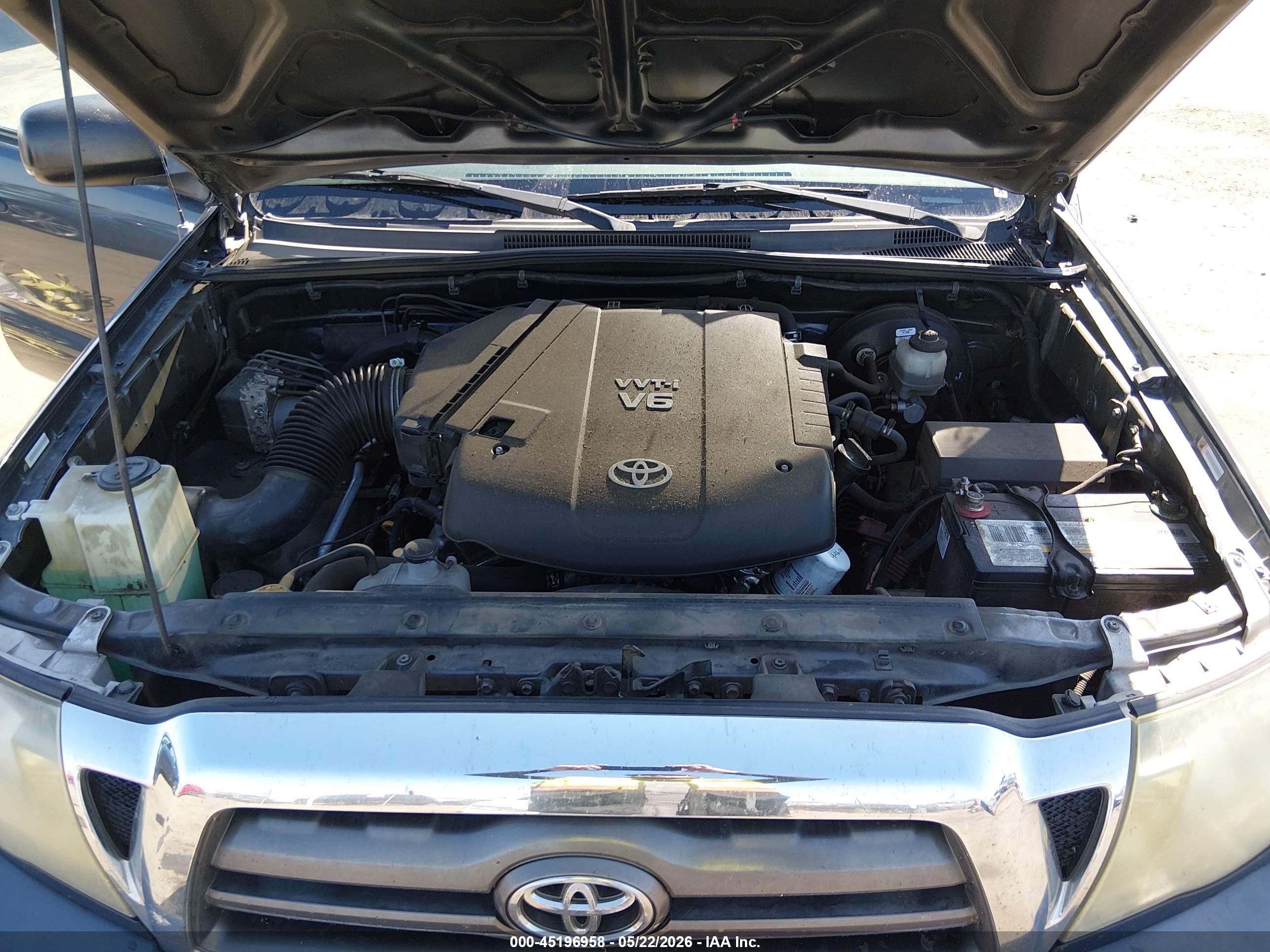2009 Toyota Tacoma Prerunner V6 Серый vin: 3TMJU62NX9M078655
