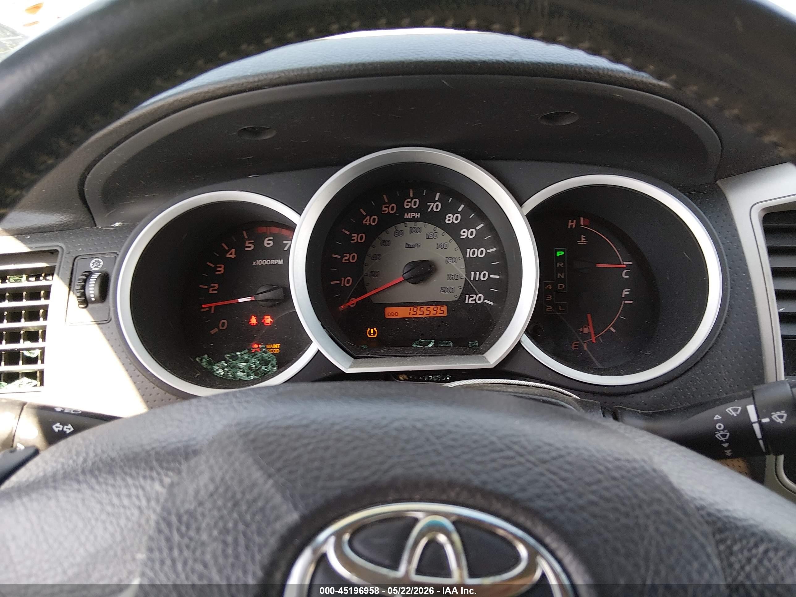 2009 Toyota Tacoma Prerunner V6 Серый vin: 3TMJU62NX9M078655