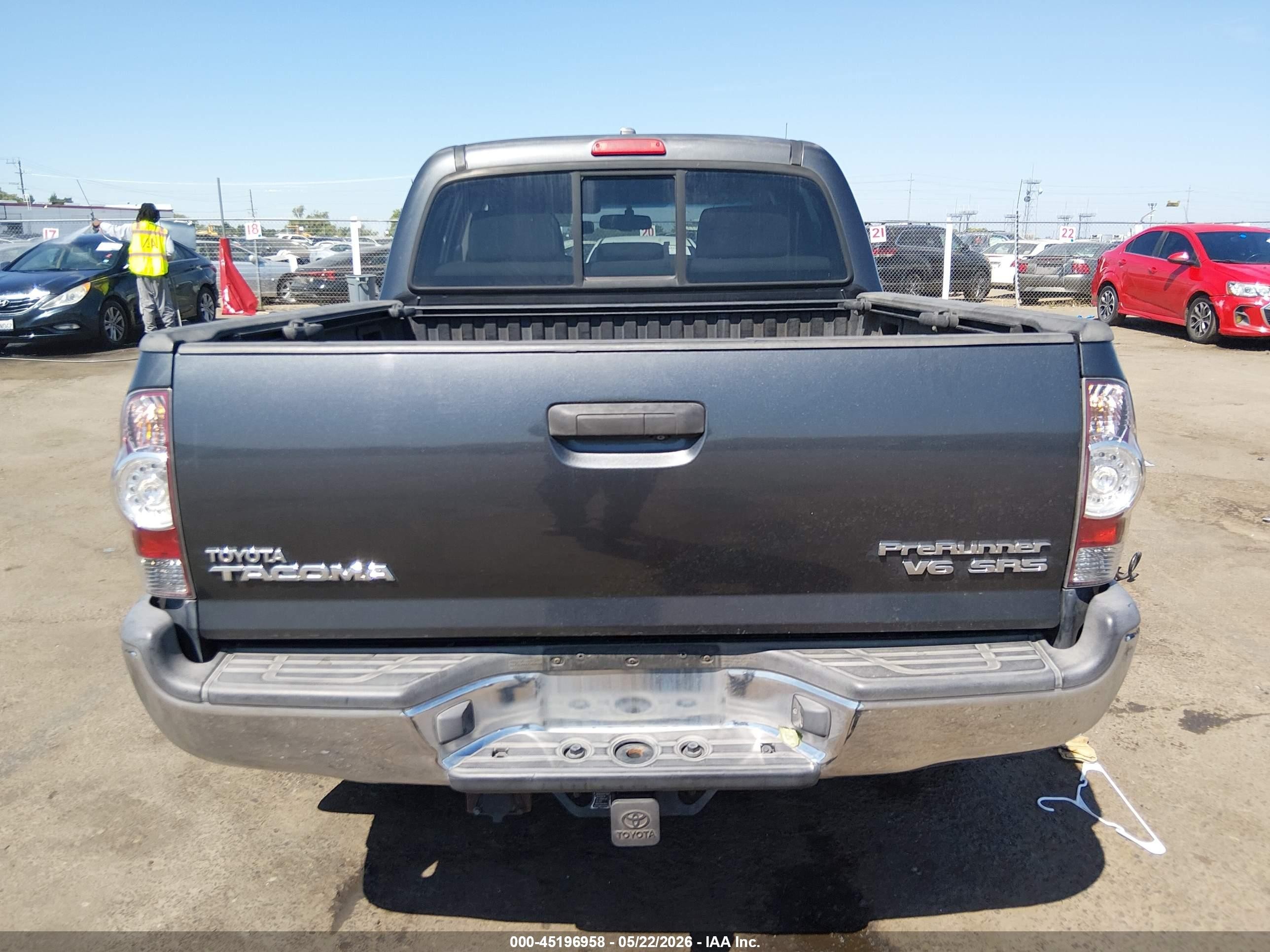 2009 Toyota Tacoma Prerunner V6 Серый vin: 3TMJU62NX9M078655