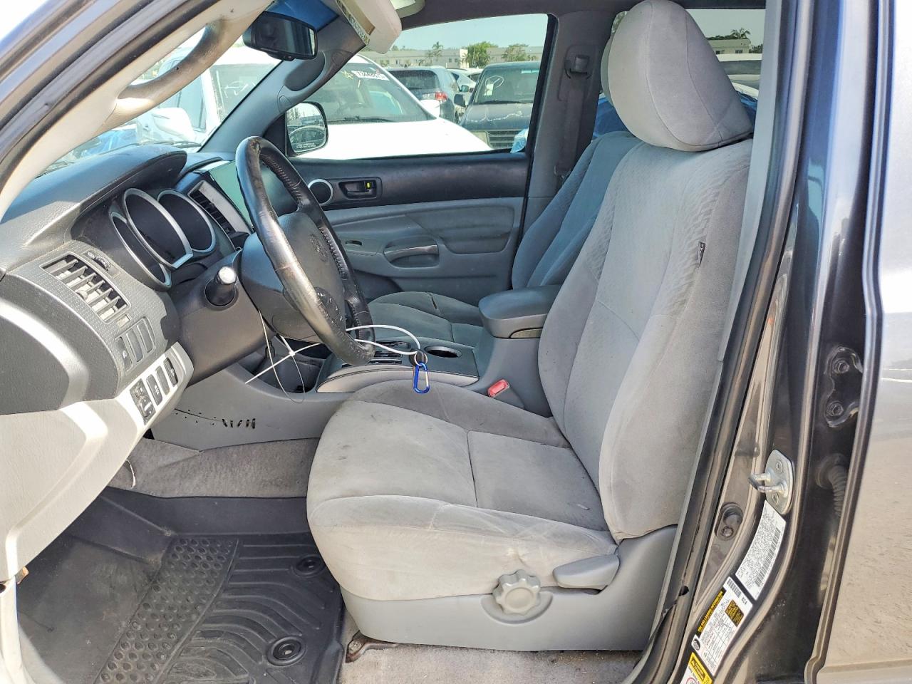 2009 Toyota Tacoma Double Cab Prerunner Серый vin: 3TMJU62NX9M087906