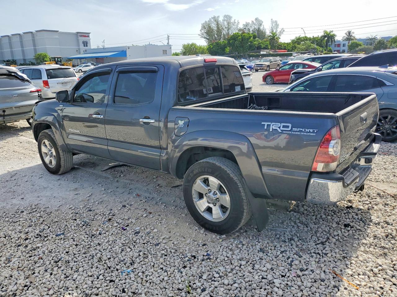2009 Toyota Tacoma Double Cab Prerunner Серый vin: 3TMJU62NX9M087906