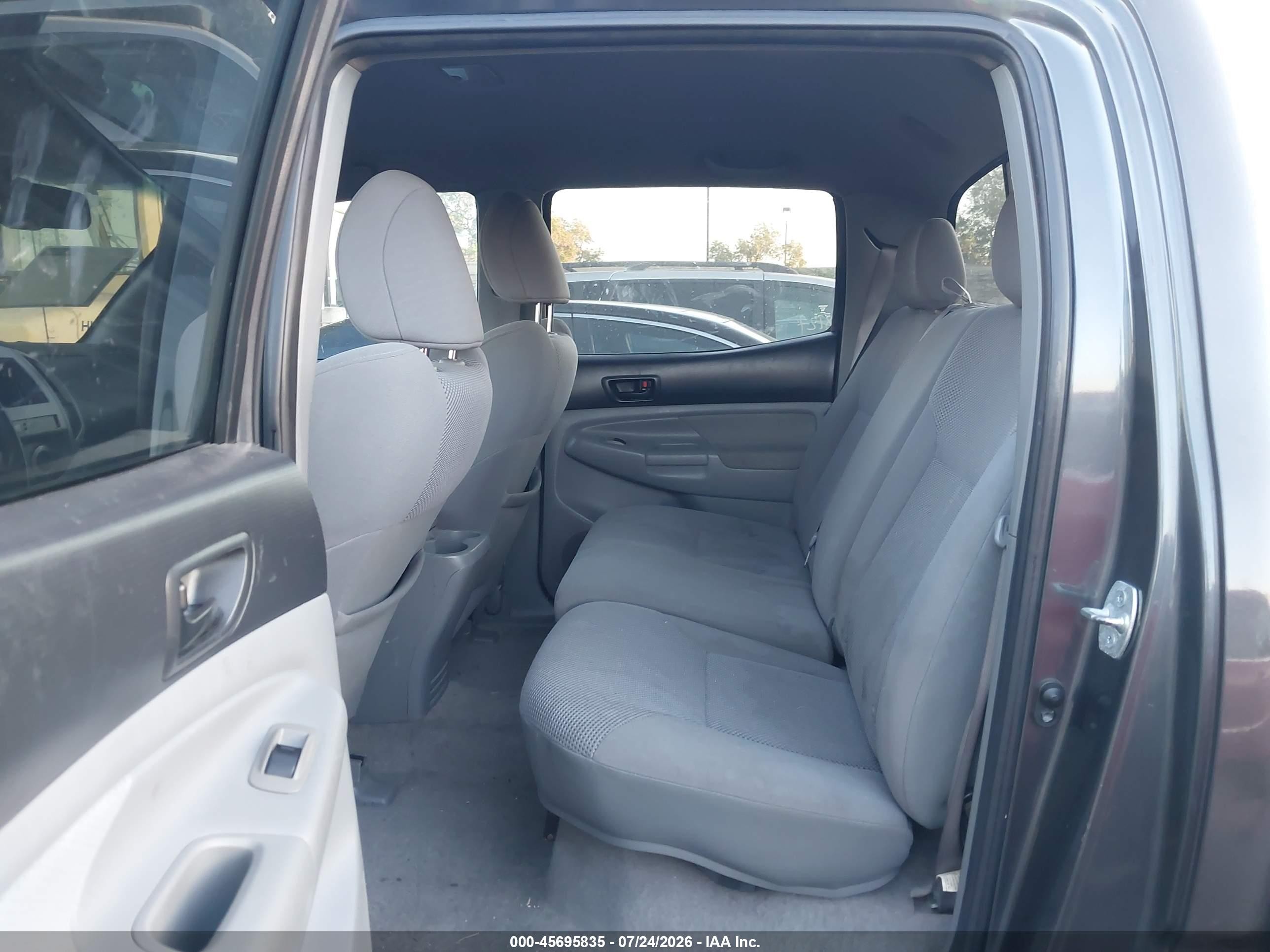2009 Toyota Tacoma Prerunner V6 Gray vin: 3TMJU62NX9M091051