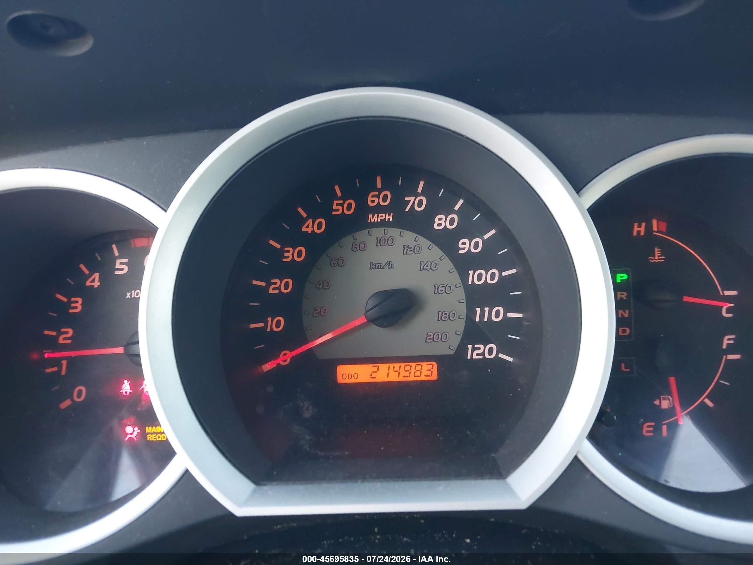 2009 Toyota Tacoma Prerunner V6 Gray vin: 3TMJU62NX9M091051