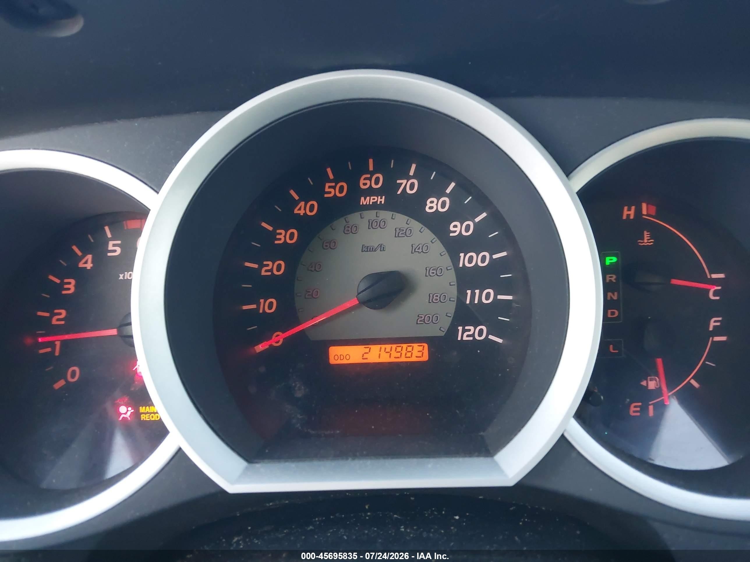 2009 Toyota Tacoma Prerunner V6 Gray vin: 3TMJU62NX9M091051