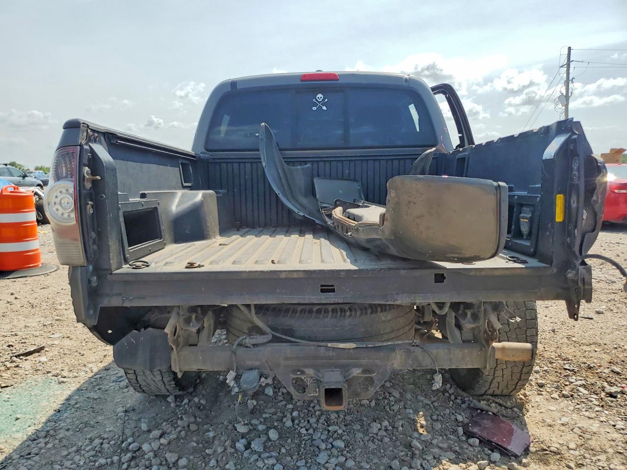 2009 Toyota Tacoma Double Cab Prerunner Gray vin: 3TMJU62NX9M091499