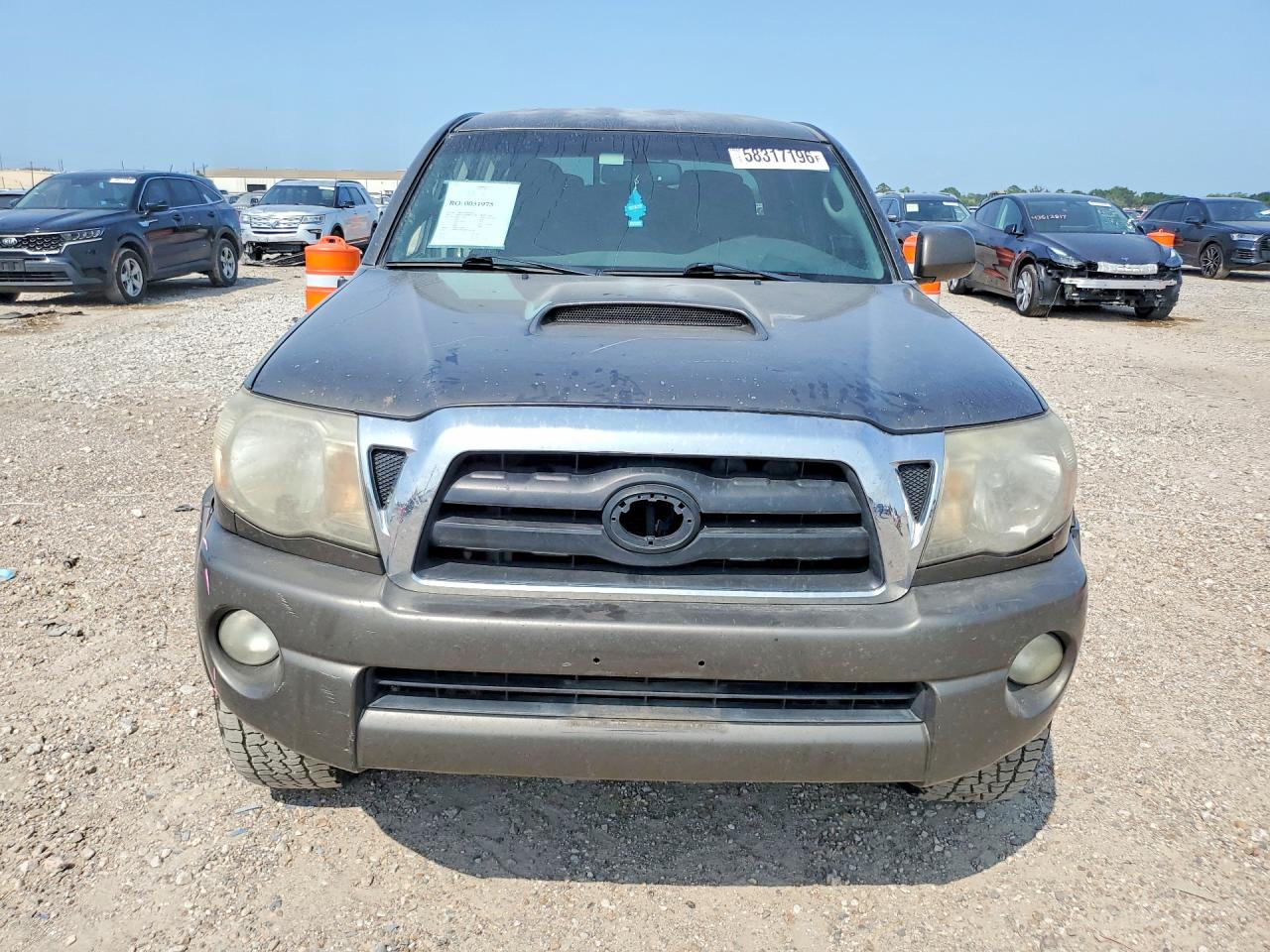 2009 Toyota Tacoma Double Cab Prerunner Gray vin: 3TMJU62NX9M091499