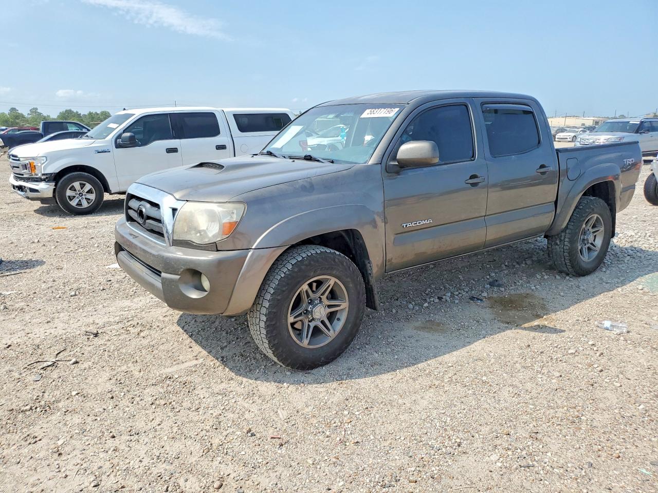 2009 Toyota Tacoma Double Cab Prerunner Gray vin: 3TMJU62NX9M091499