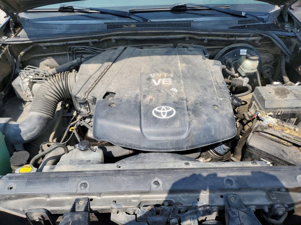 2009 Toyota Tacoma Double Cab Prerunner Gray vin: 3TMJU62NX9M091499
