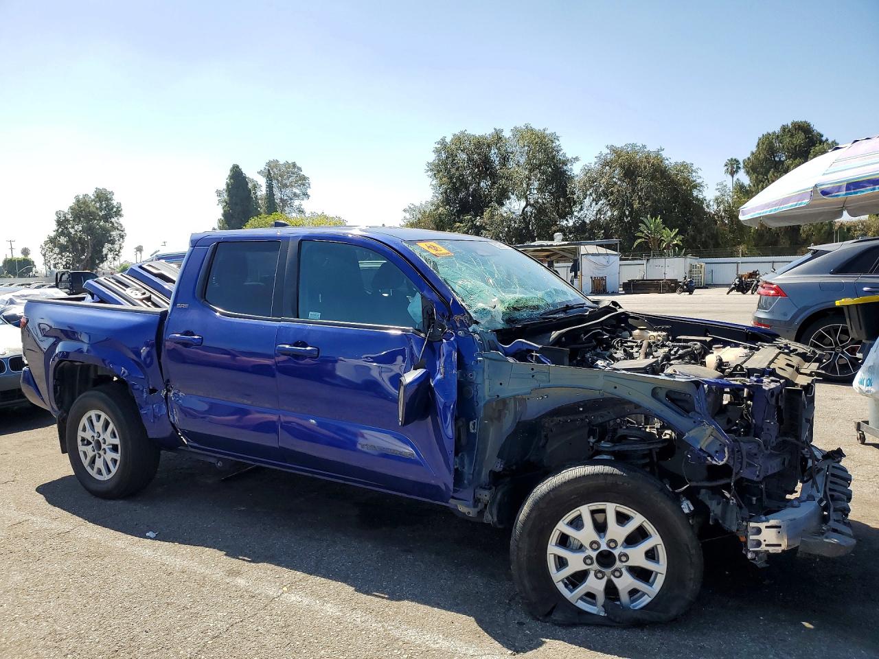 2024 Toyota Tacoma Sr5 Синий vin: 3TMKB5FN0RM001498