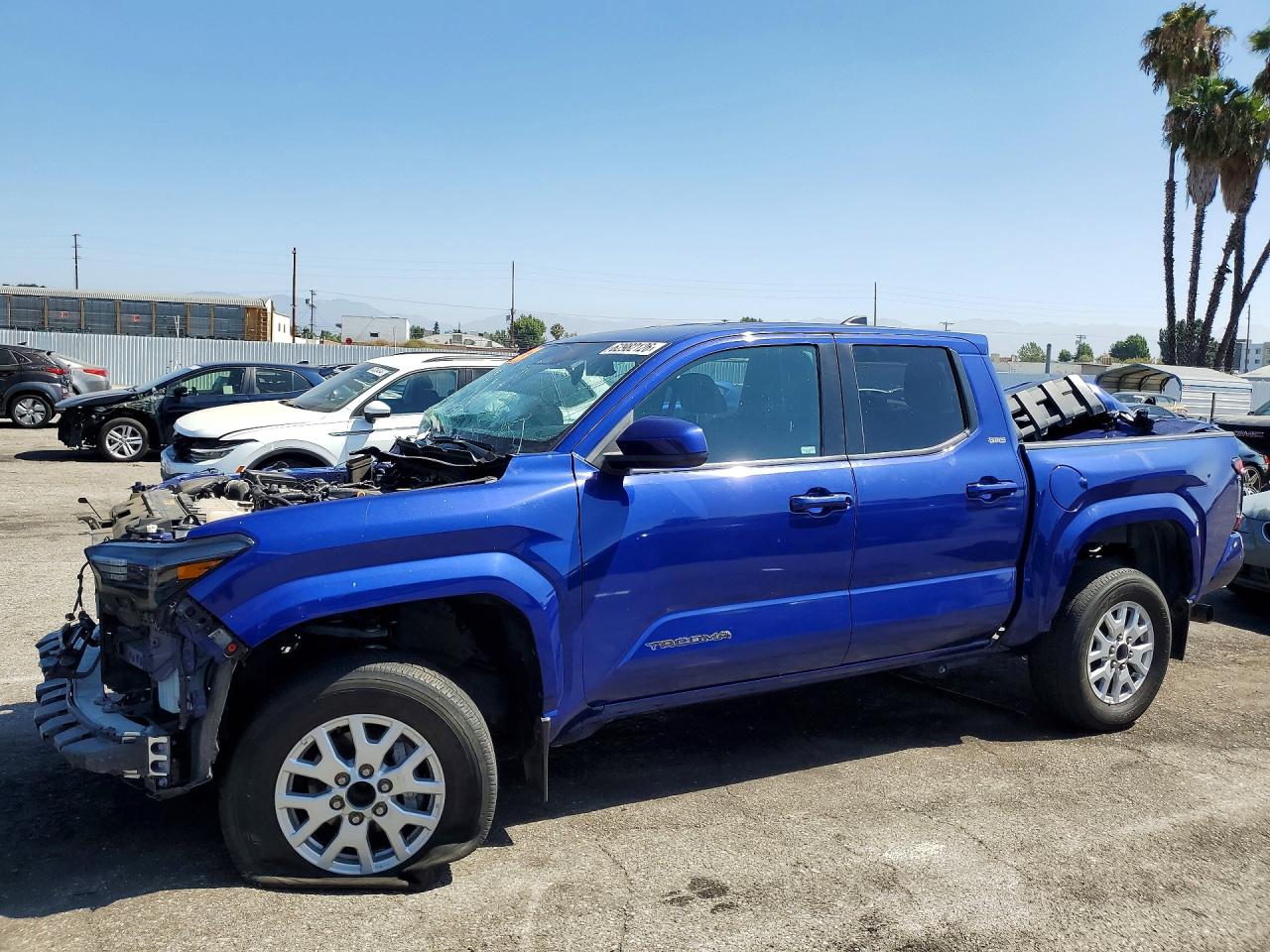 2024 Toyota Tacoma Sr5 Синий vin: 3TMKB5FN0RM001498