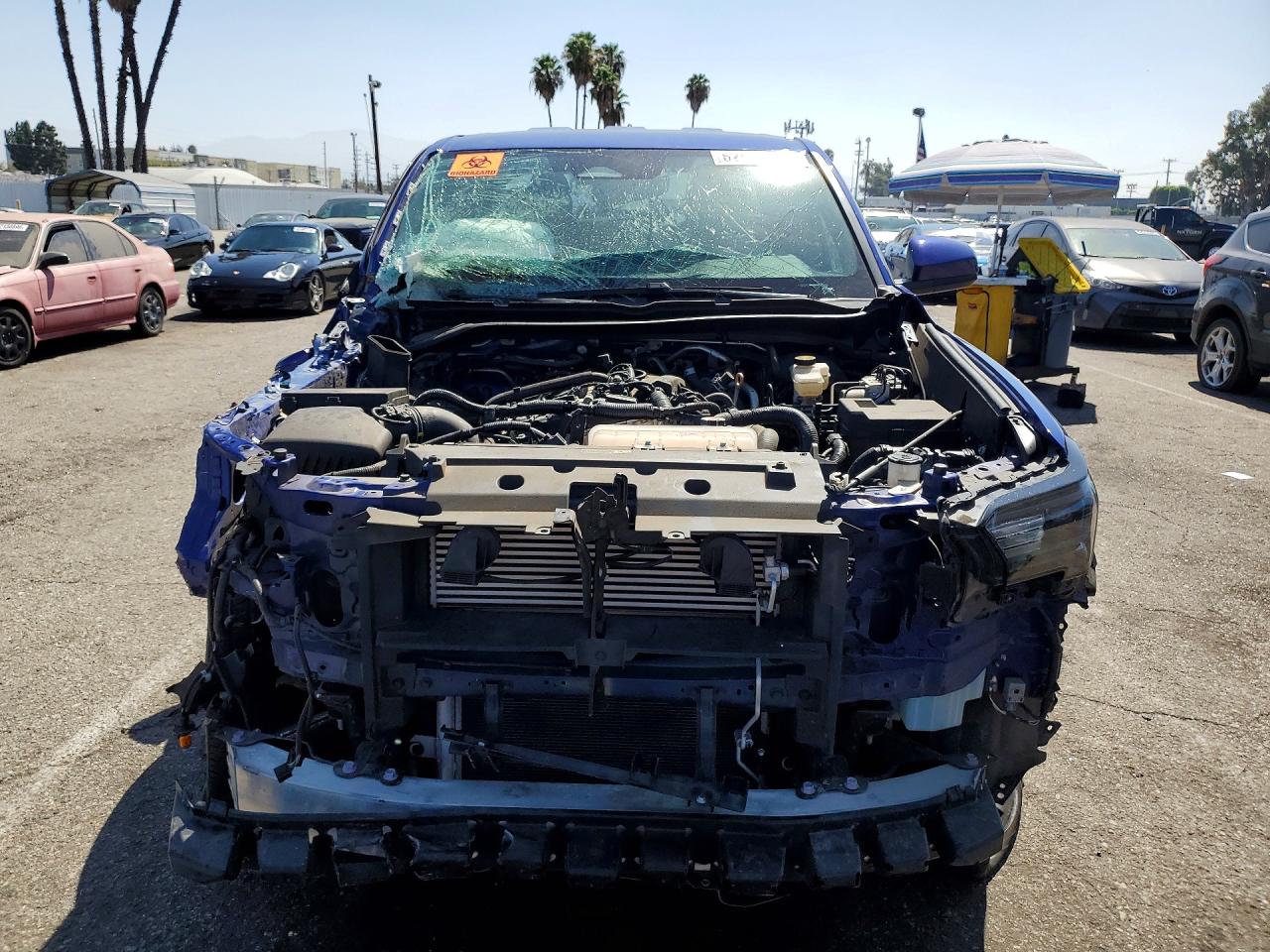 2024 Toyota Tacoma Sr5 Синий vin: 3TMKB5FN0RM001498