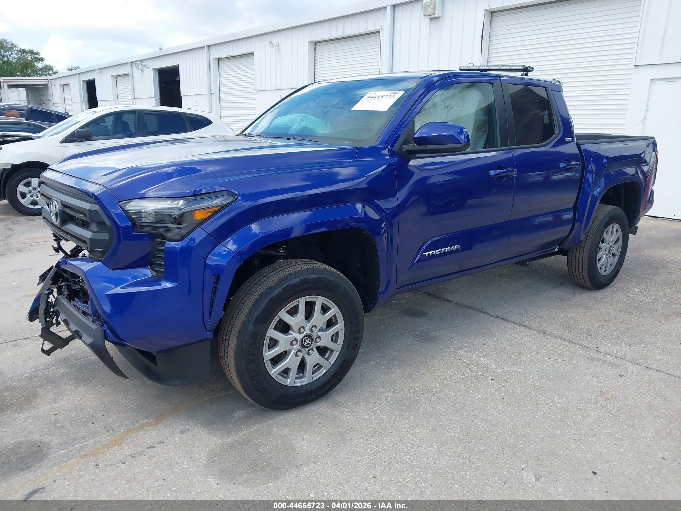 2025 Toyota Tacoma Sr5 Blue vin: 3TMKB5FN0SM046964