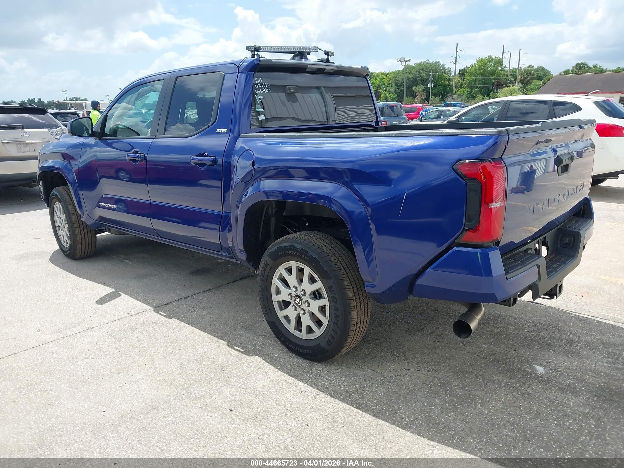 2025 Toyota Tacoma Sr5 Blue vin: 3TMKB5FN0SM046964