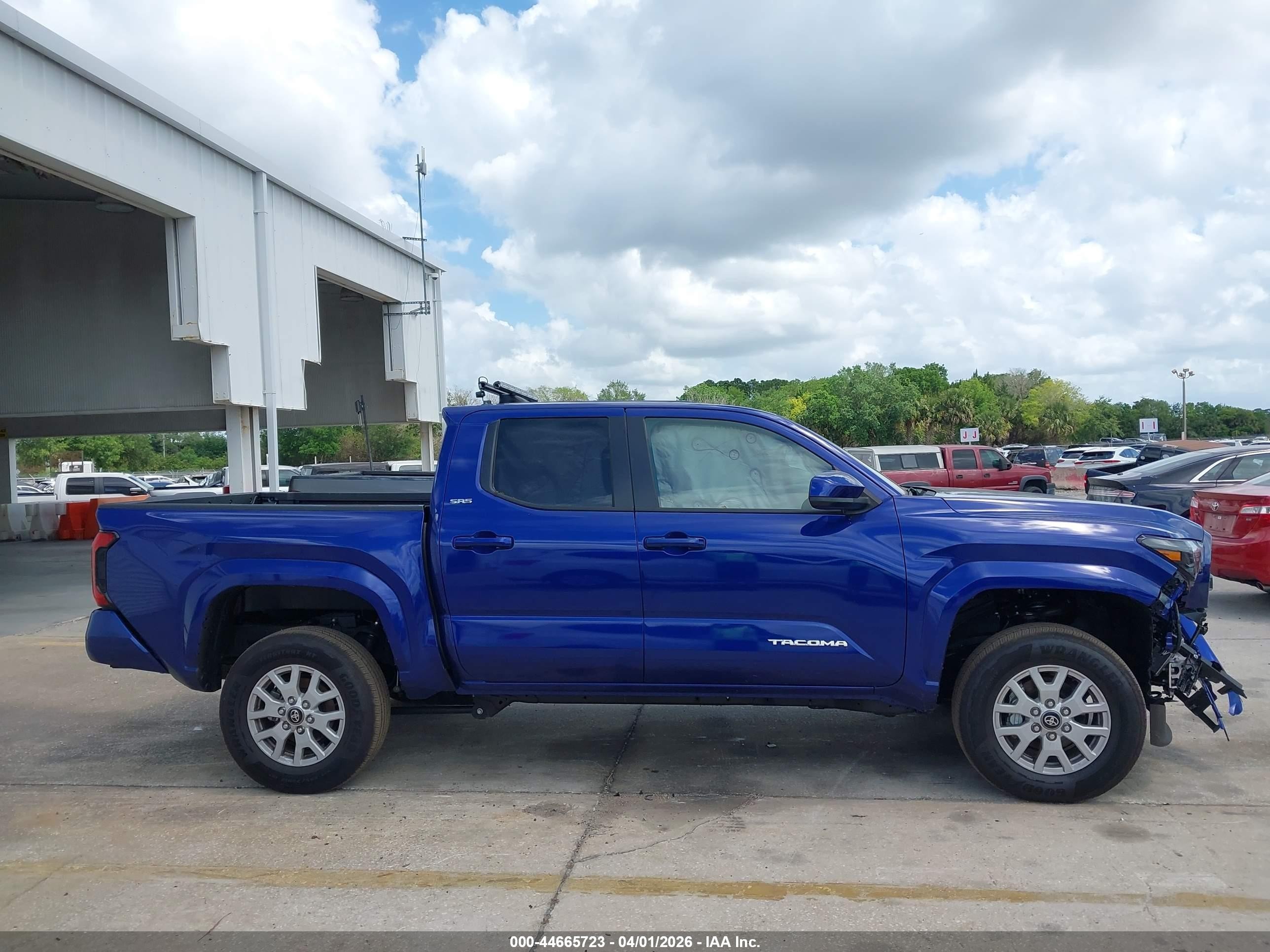 2025 Toyota Tacoma Sr5 Blue vin: 3TMKB5FN0SM046964