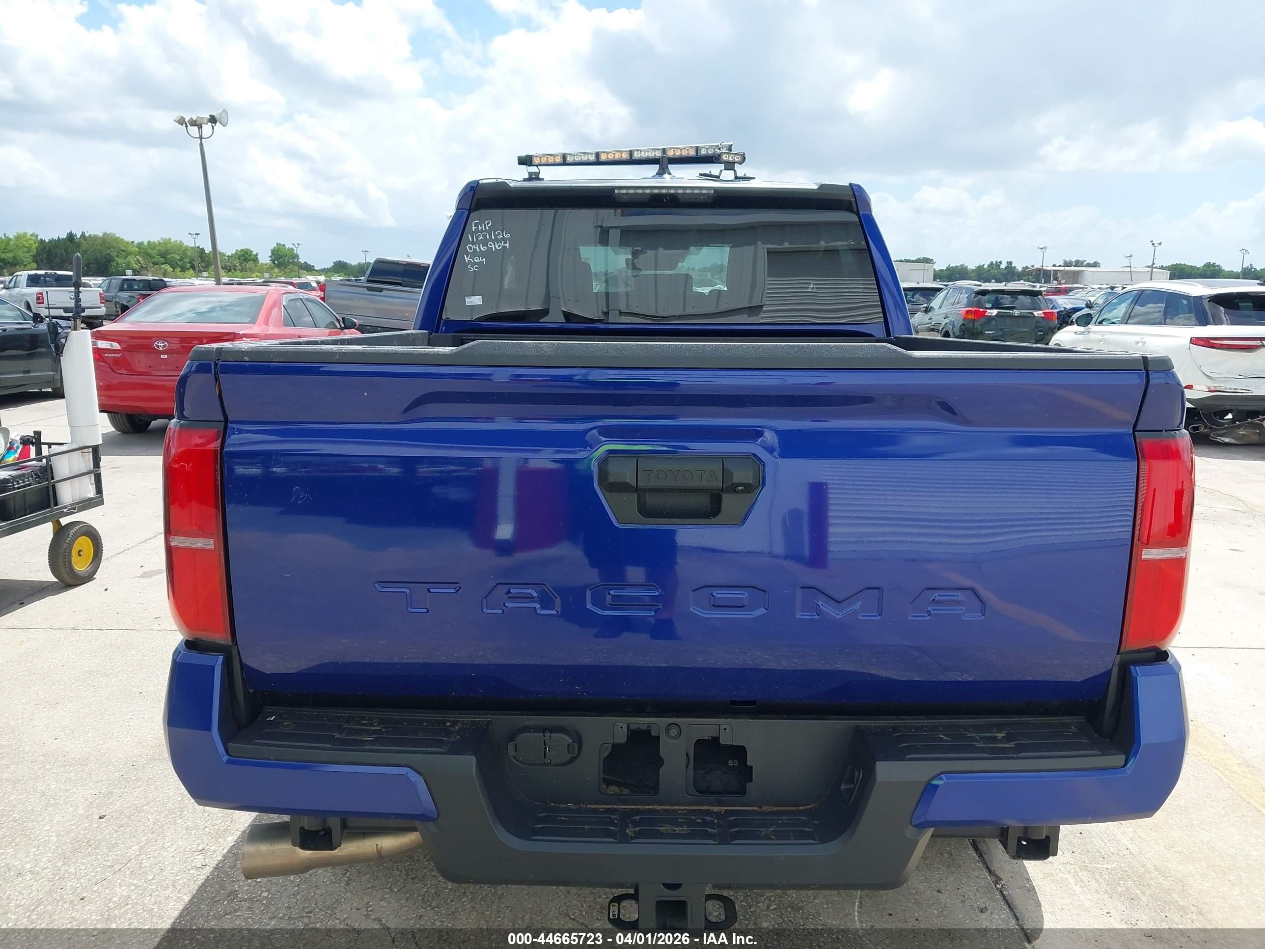 2025 Toyota Tacoma Sr5 Blue vin: 3TMKB5FN0SM046964