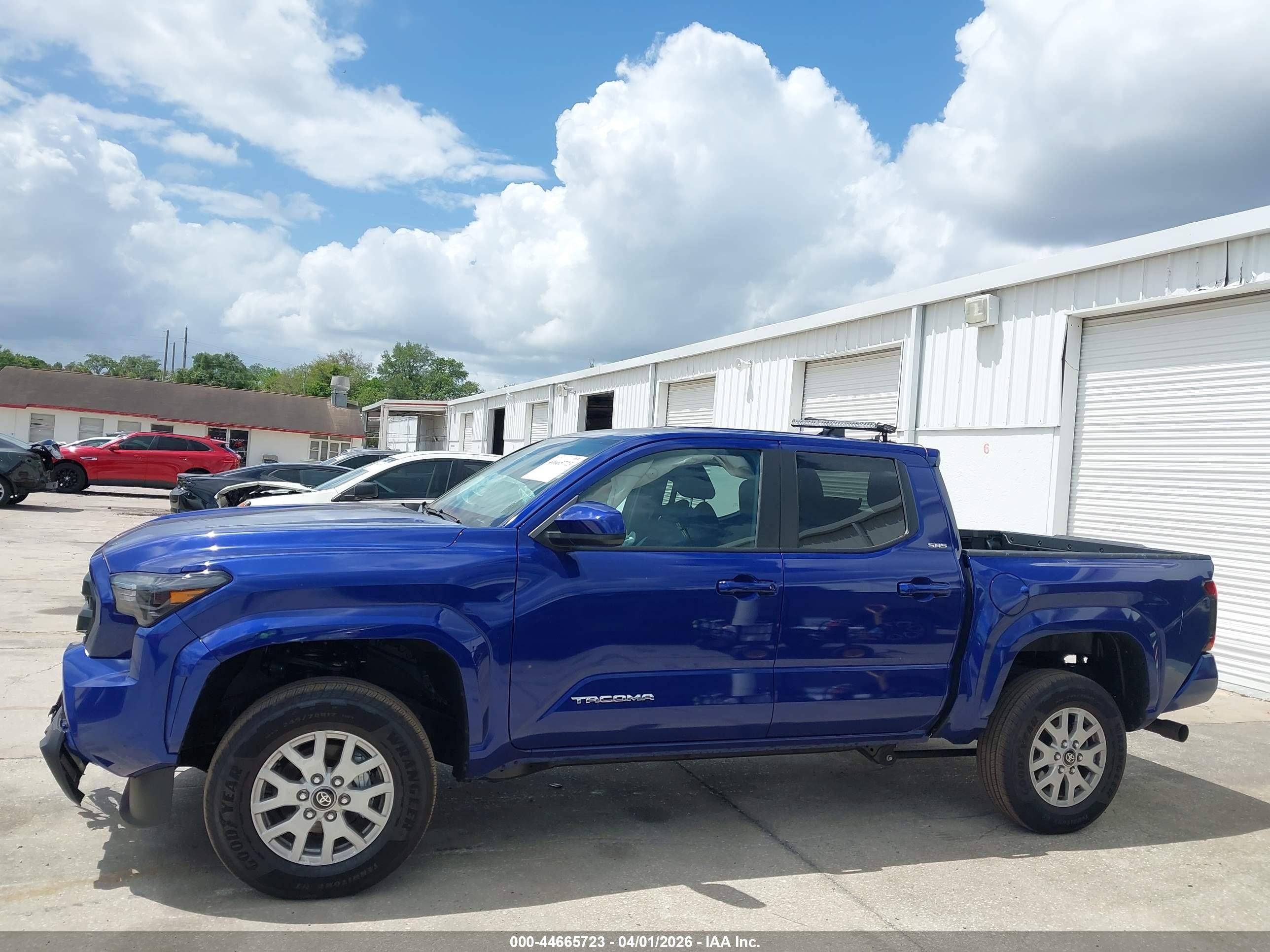 2025 Toyota Tacoma Sr5 Blue vin: 3TMKB5FN0SM046964