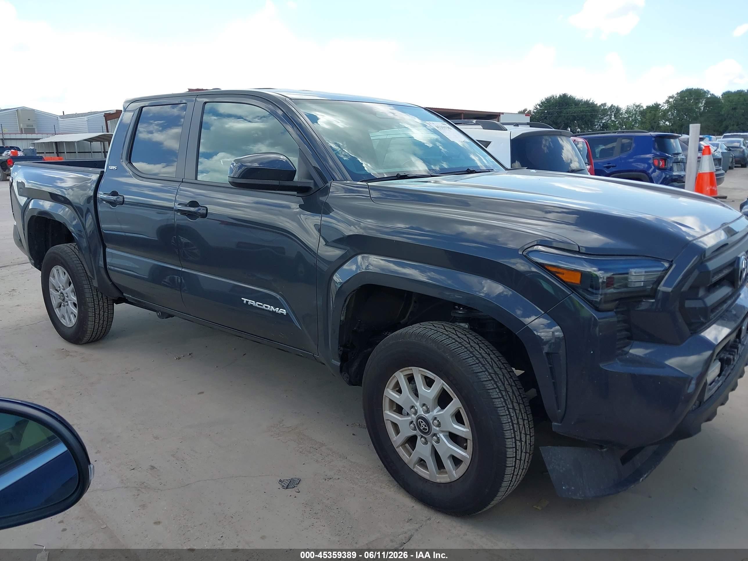 2026 Toyota Tacoma Sr5 Черный vin: 3TMKB5FN3TM058026
