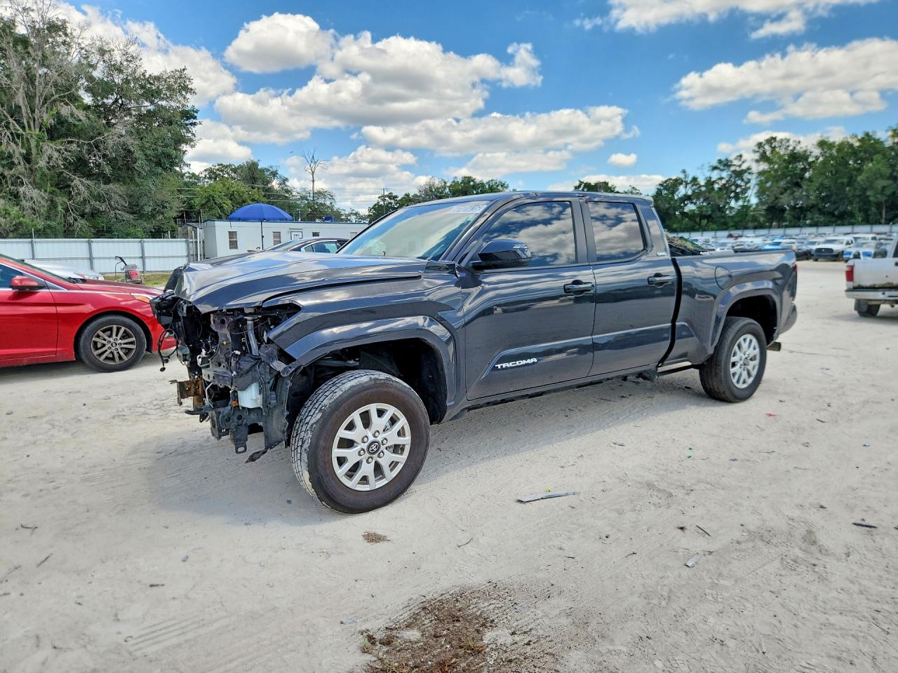 2024 Toyota Tacoma Sr5 Gray vin: 3TMKB5FN4RM023973