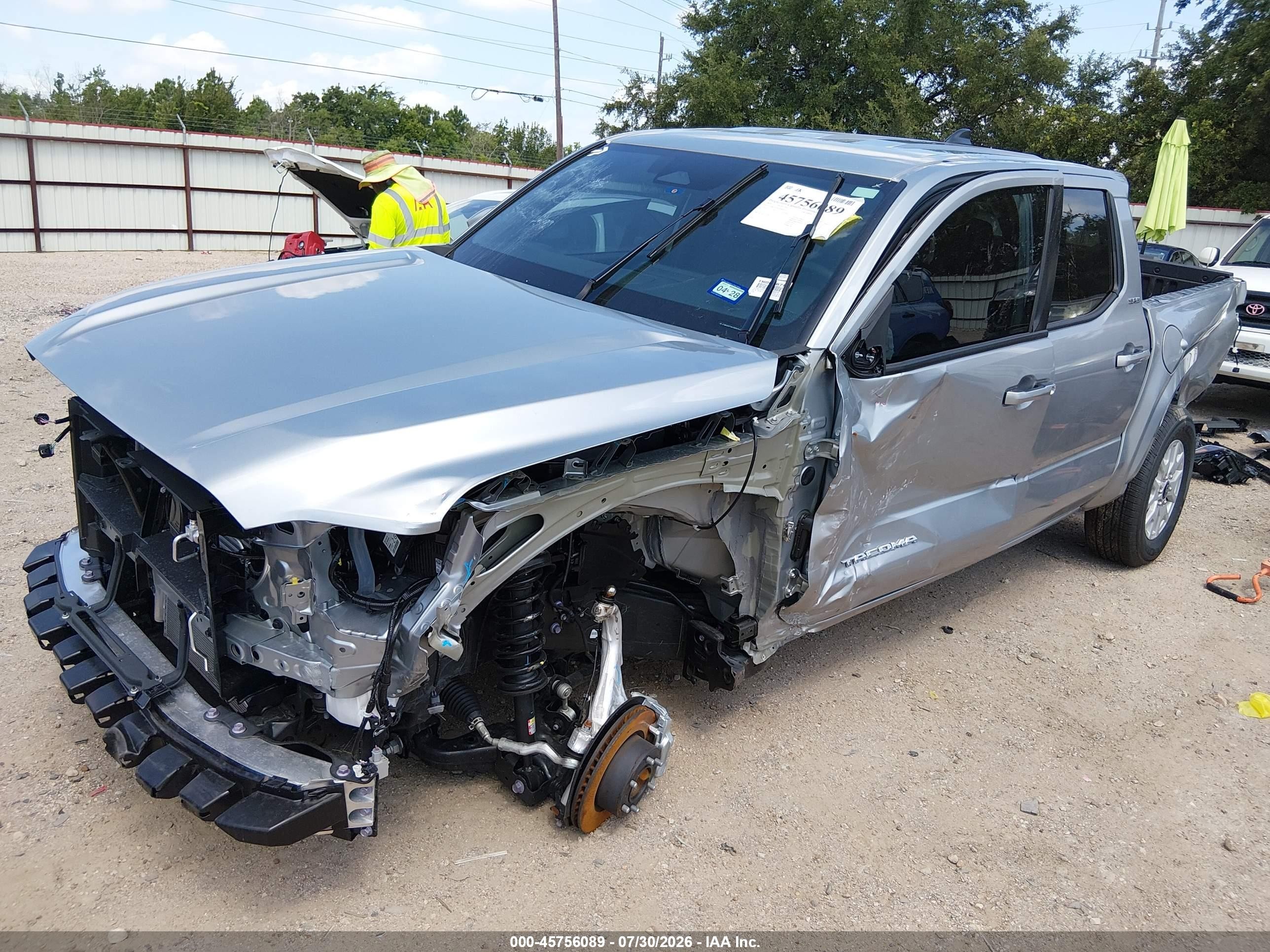 2026 Toyota Tacoma Sr5 Silver vin: 3TMKB5FN4TM065678