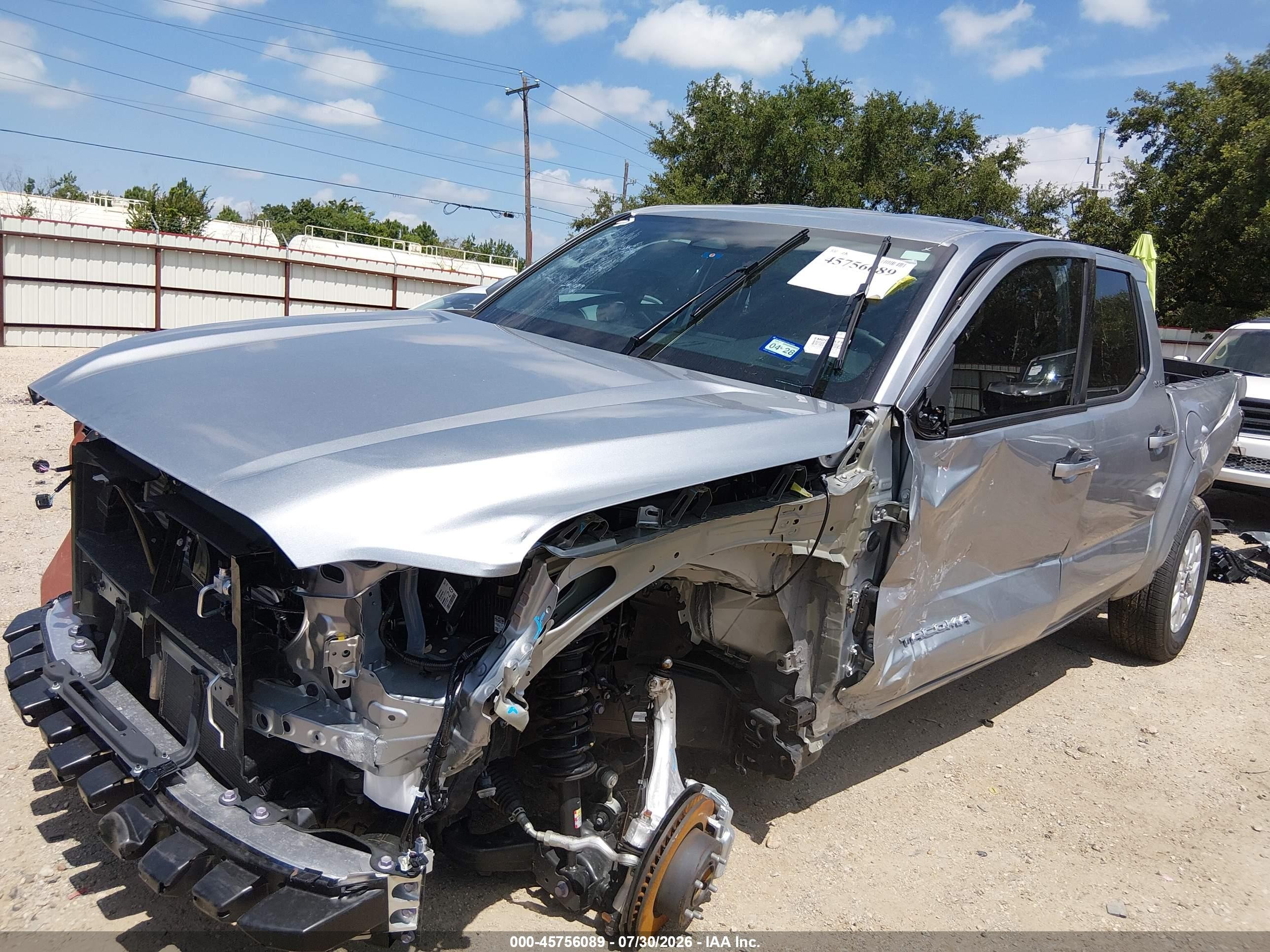 2026 Toyota Tacoma Sr5 Silver vin: 3TMKB5FN4TM065678