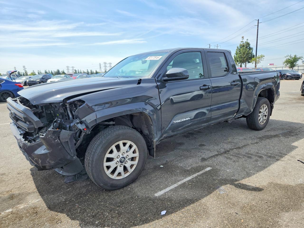 2024 Toyota Tacoma Sr5 Gray vin: 3TMKB5FN8RM011647