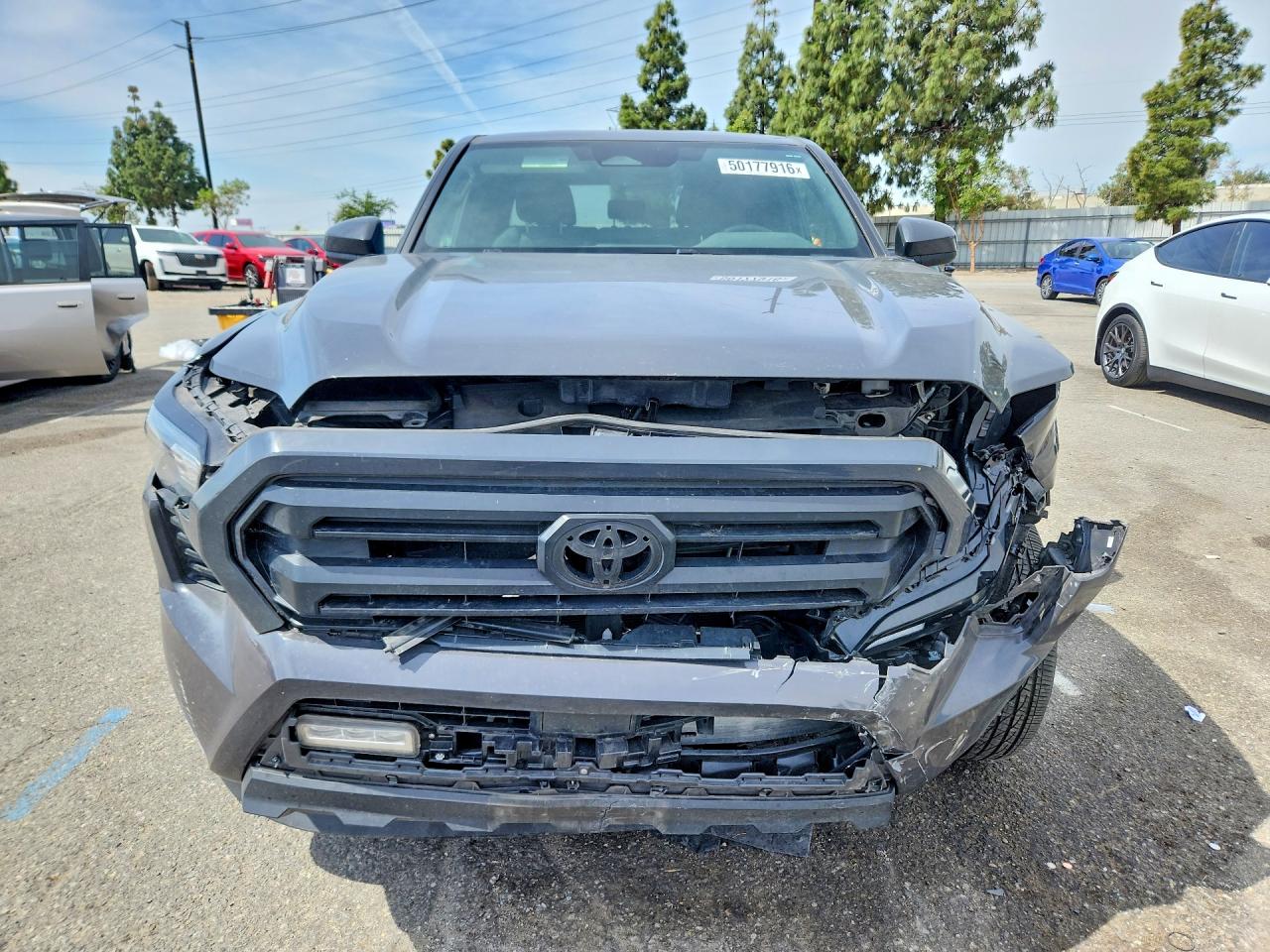 2024 Toyota Tacoma Sr5 Gray vin: 3TMKB5FN8RM011647
