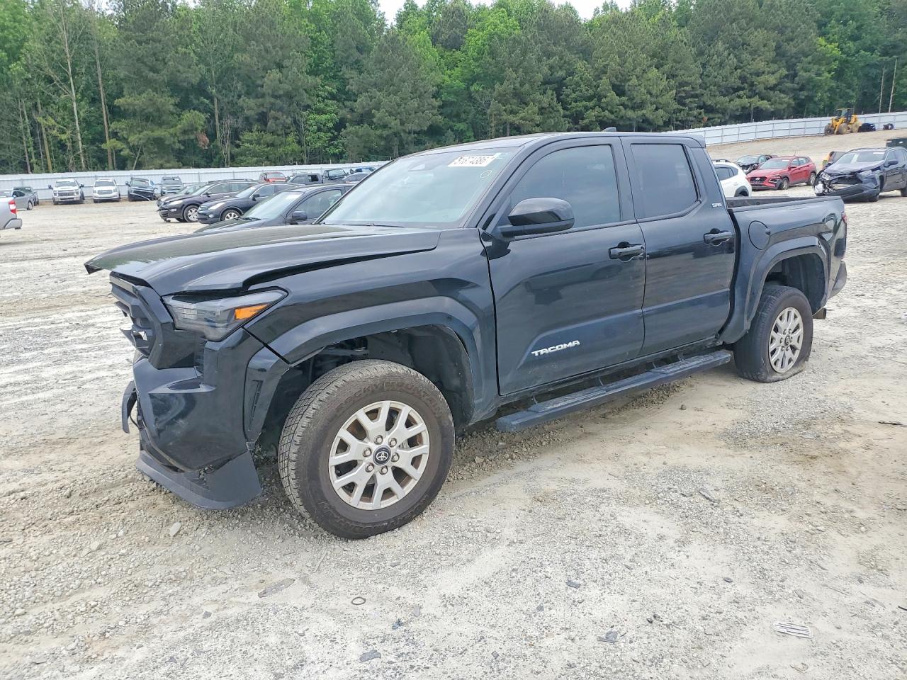 2024 Toyota Tacoma Sr5 Black vin: 3TMKB5FNXRM006790