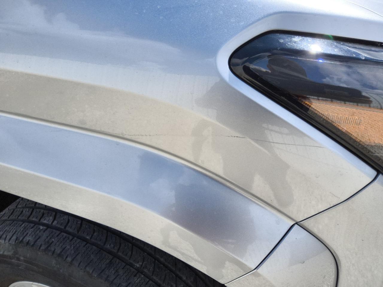 2025 Toyota Tacoma Sr5 Silver vin: 3TMKB5FNXSM031114 Damage: Right Front Fender, Light Scratch, > 12 Inches