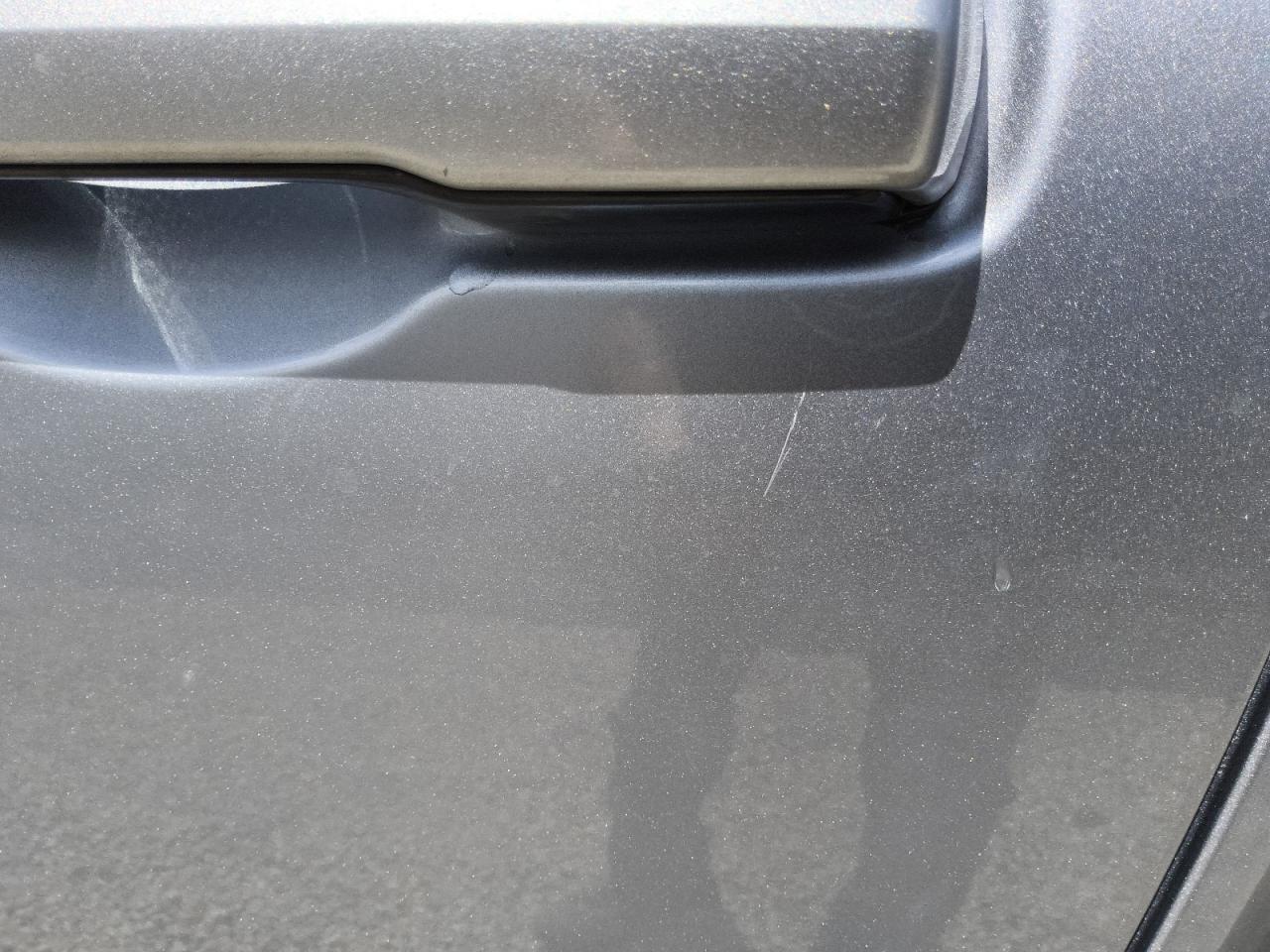 2025 Toyota Tacoma Sr5 Silver vin: 3TMKB5FNXSM031114 Damage: Left Rear Door, Light Scratch, 3 To 4 Inches