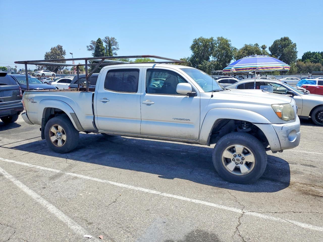 2011 Toyota Tacoma Double Cab Prerunner Silver vin: 3TMKU4HN0BM029969