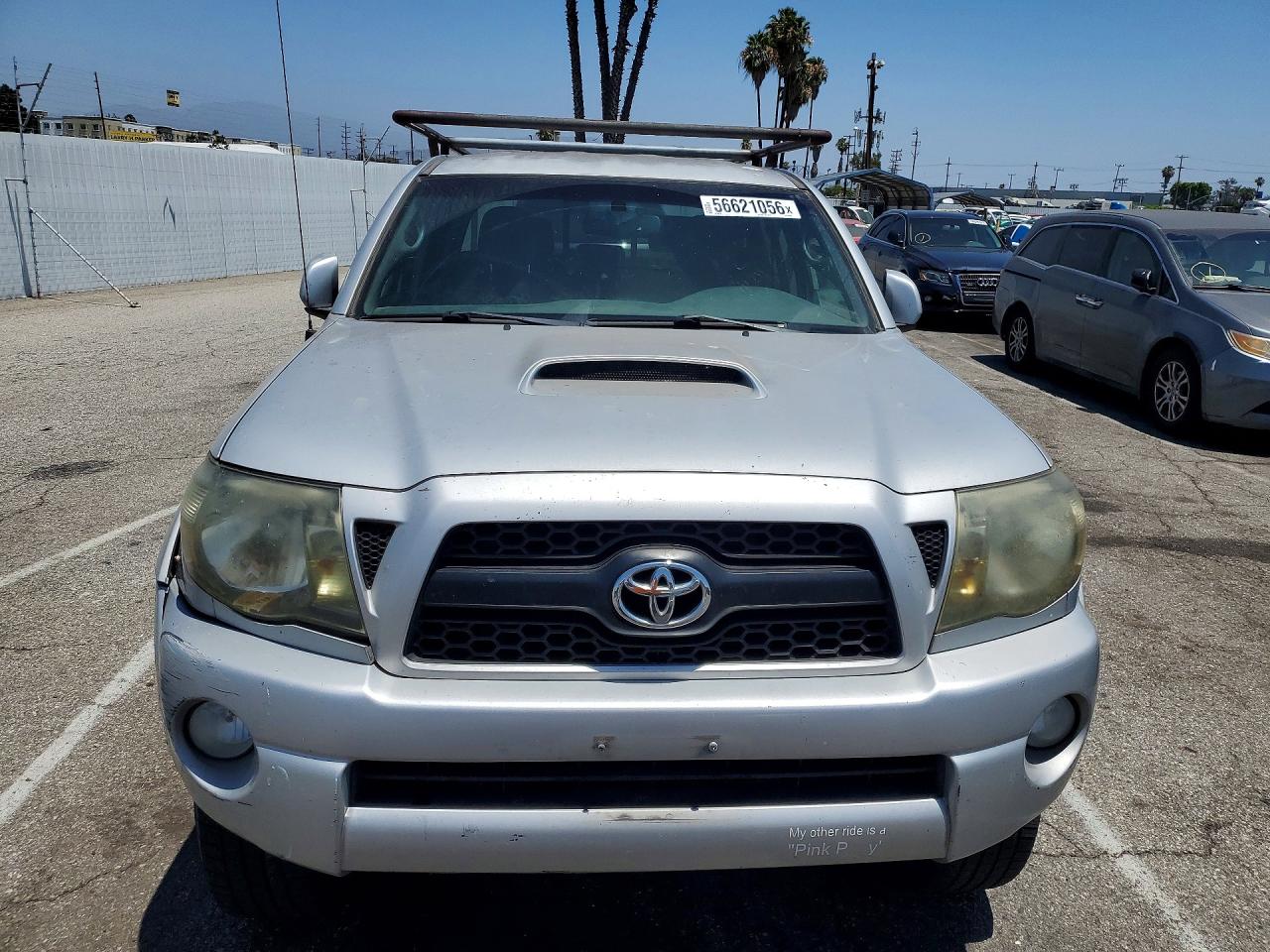 2011 Toyota Tacoma Double Cab Prerunner Silver vin: 3TMKU4HN0BM029969