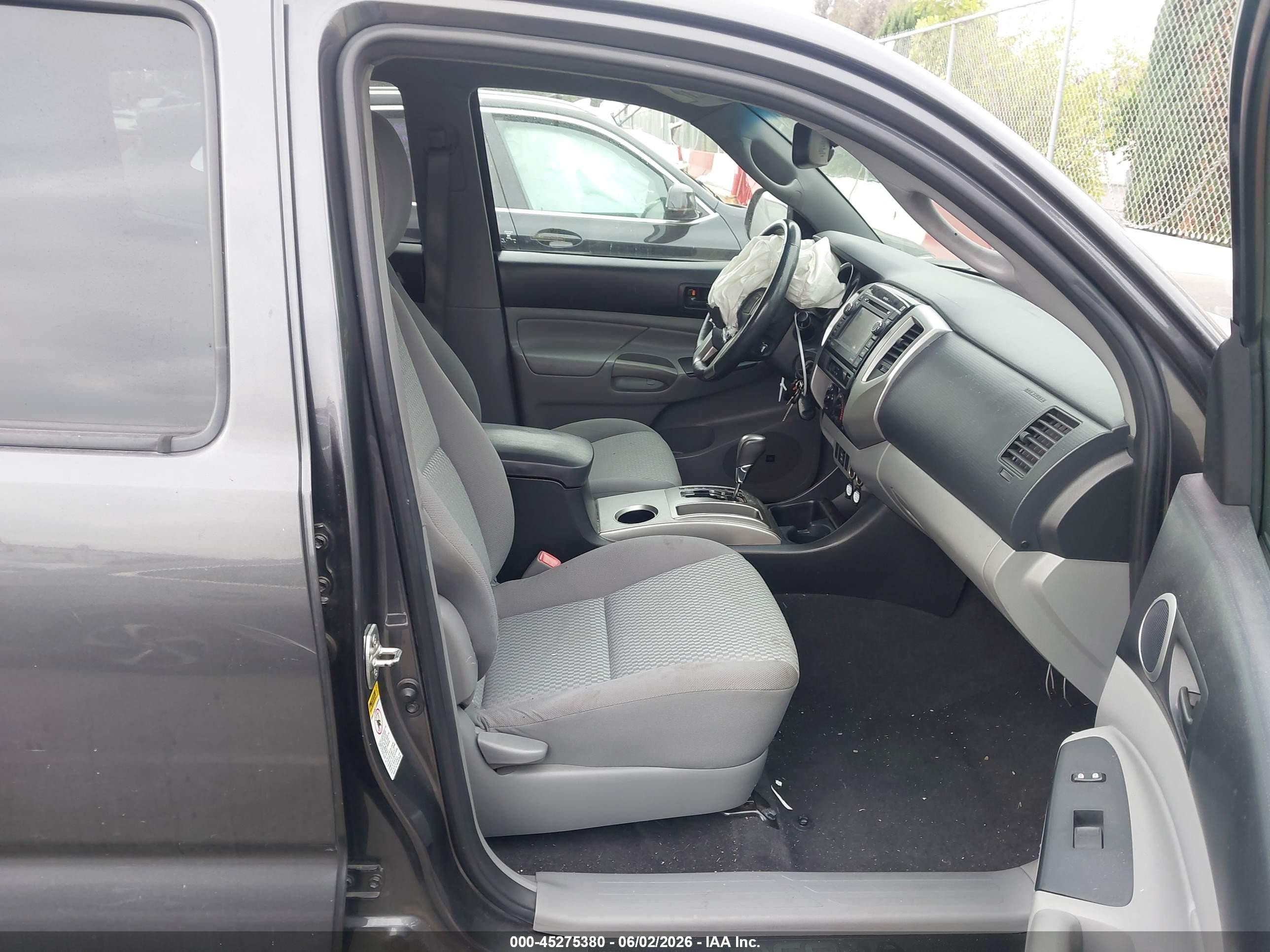 2012 Toyota Tacoma Prerunner V6 Gray vin: 3TMKU4HN0CM031769