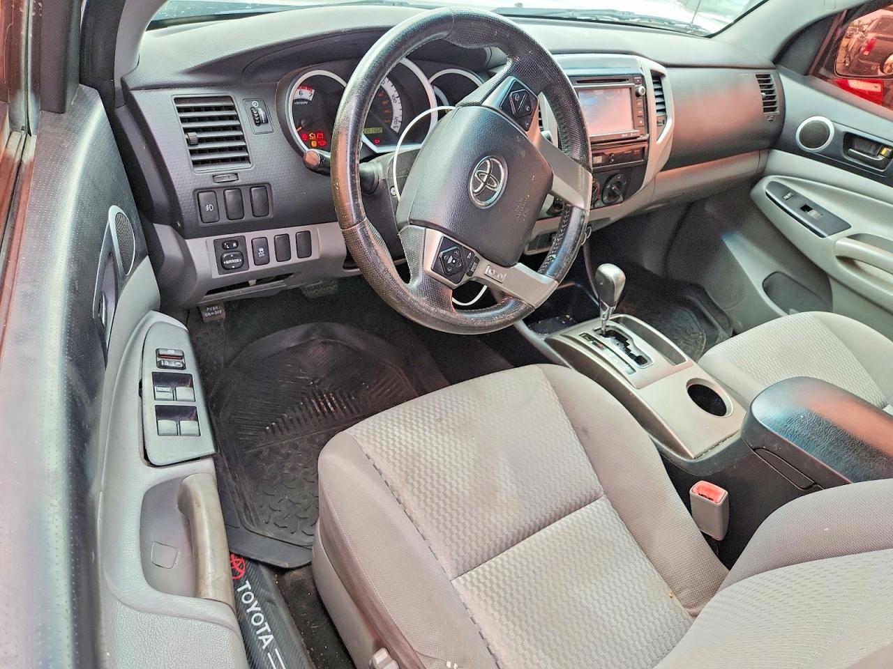 2014 Toyota Tacoma Double Cab Prerunner Long Bed Gray vin: 3TMKU4HN0EM040295