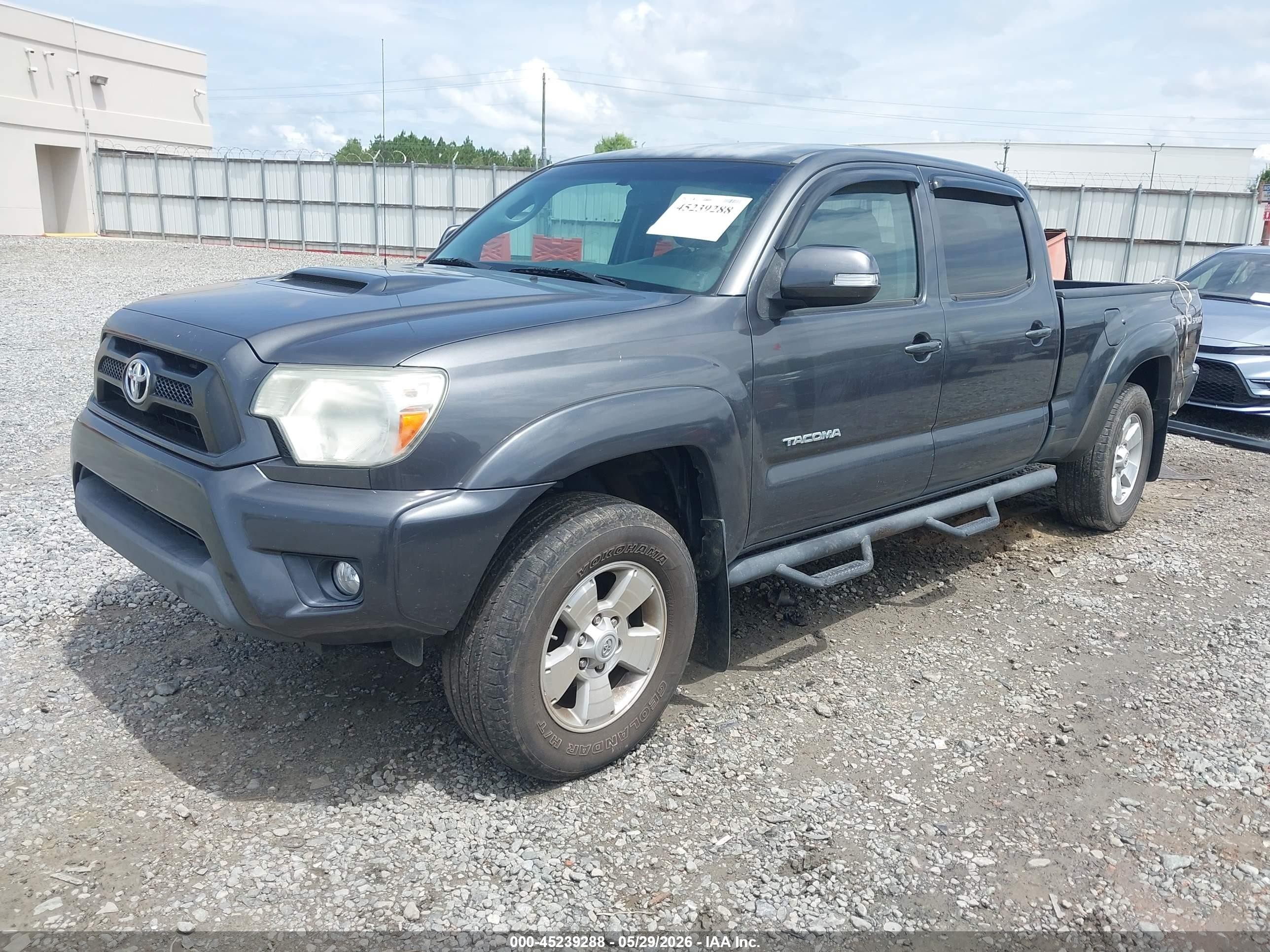 2015 Toyota Tacoma Prerunner V6 Gray vin: 3TMKU4HN0FM043649