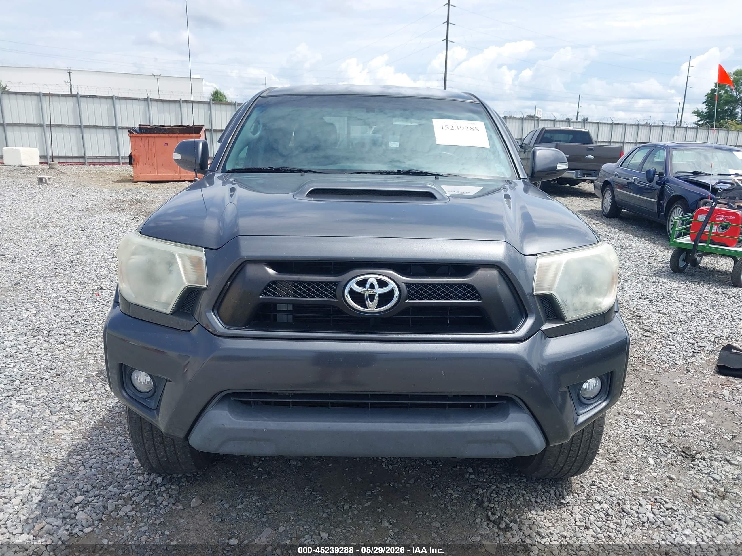 2015 Toyota Tacoma Prerunner V6 Gray vin: 3TMKU4HN0FM043649