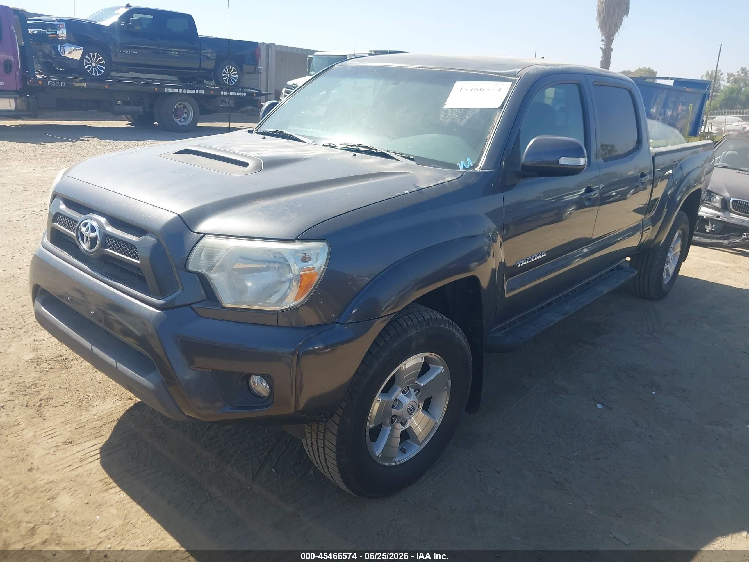 2015 Toyota Tacoma Prerunner V6 Серый vin: 3TMKU4HN0FM044638