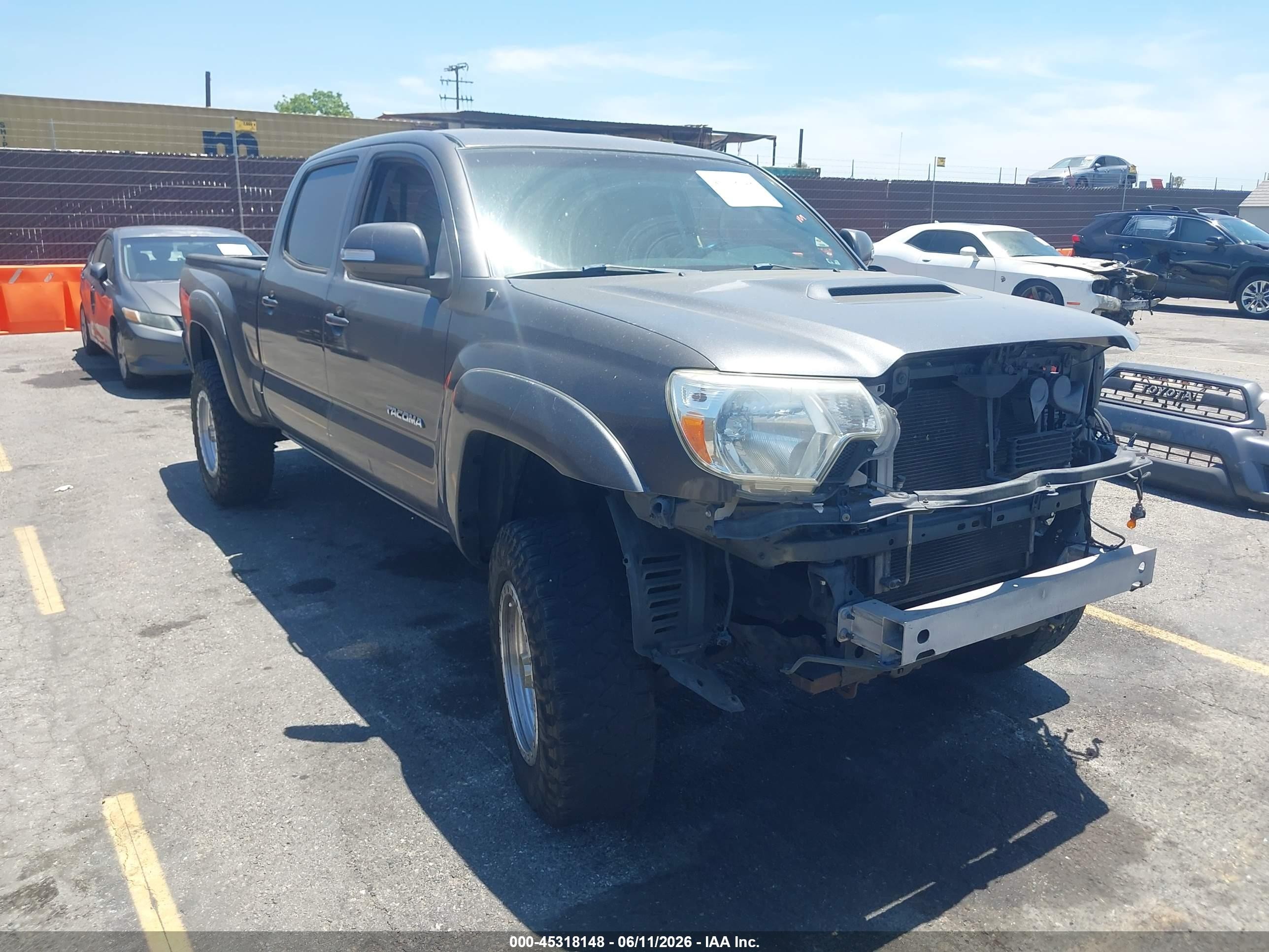 2012 Toyota Tacoma Prerunner V6 Серый vin: 3TMKU4HN1CM031960