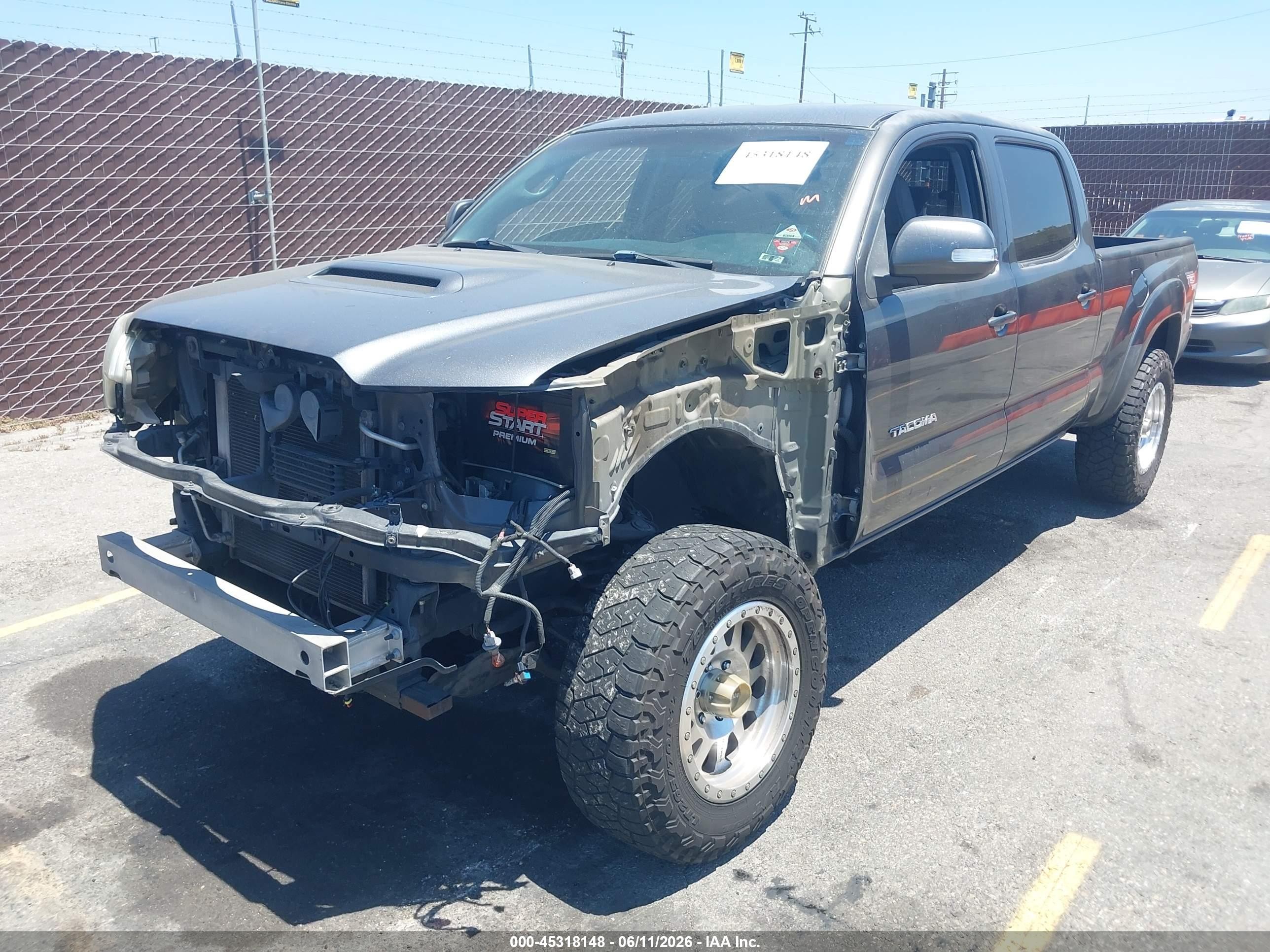 2012 Toyota Tacoma Prerunner V6 Серый vin: 3TMKU4HN1CM031960