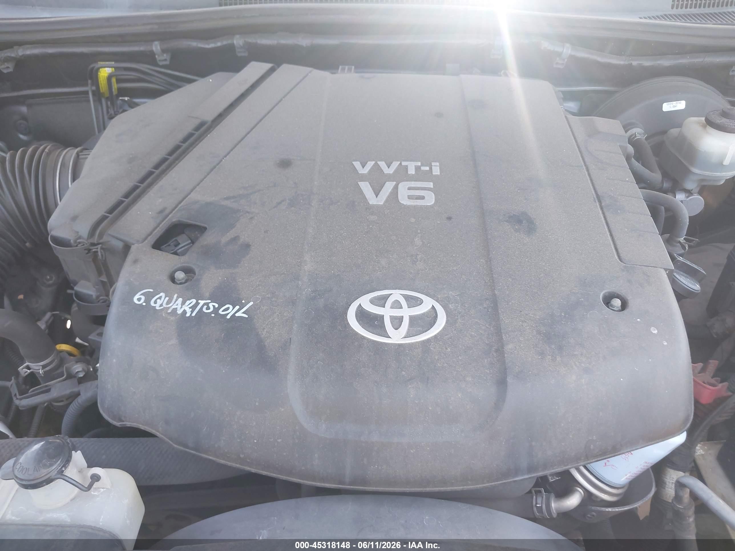2012 Toyota Tacoma Prerunner V6 Серый vin: 3TMKU4HN1CM031960