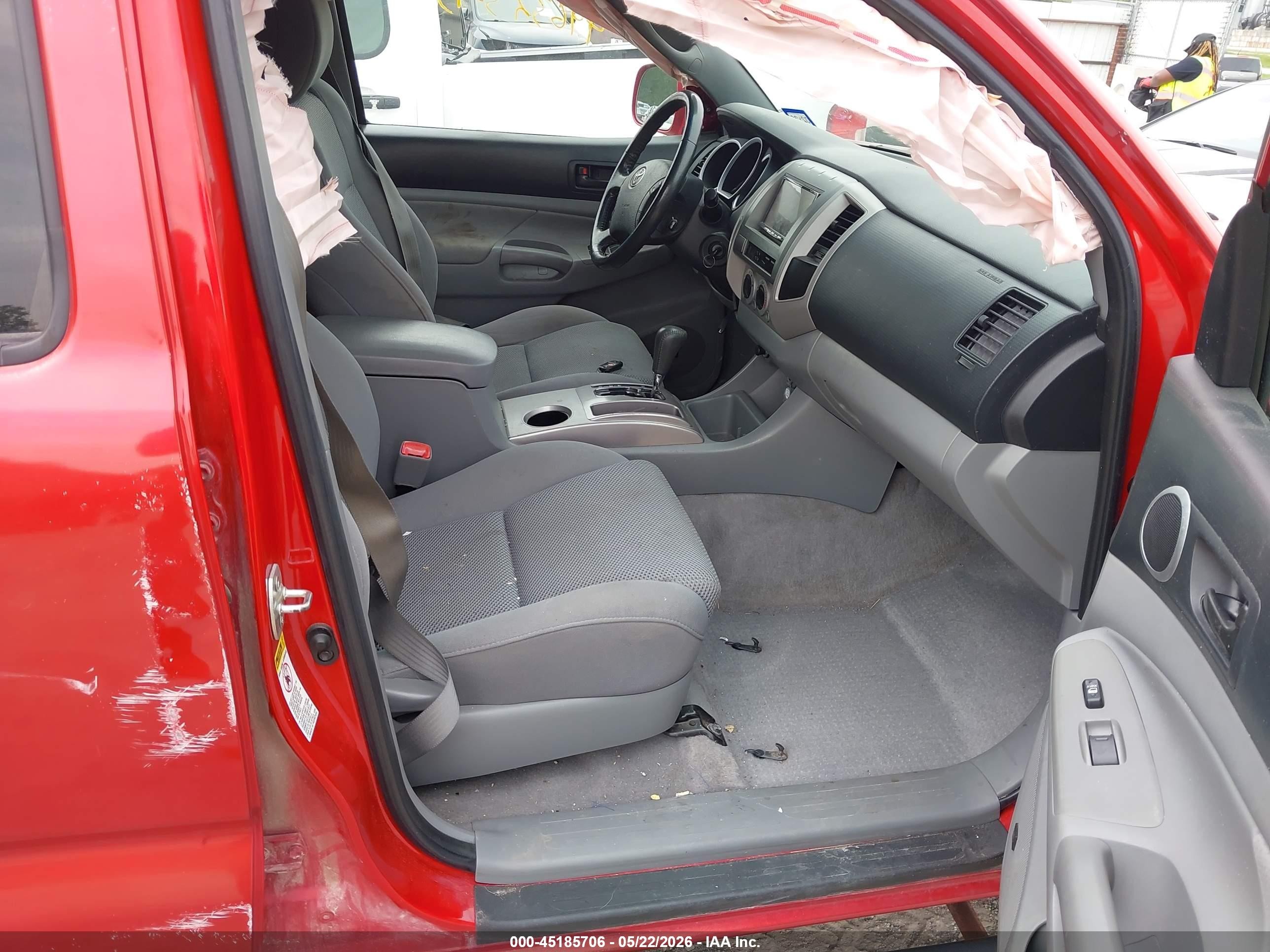 2011 Toyota Tacoma Prerunner V6 Красный vin: 3TMKU4HN2BM030699