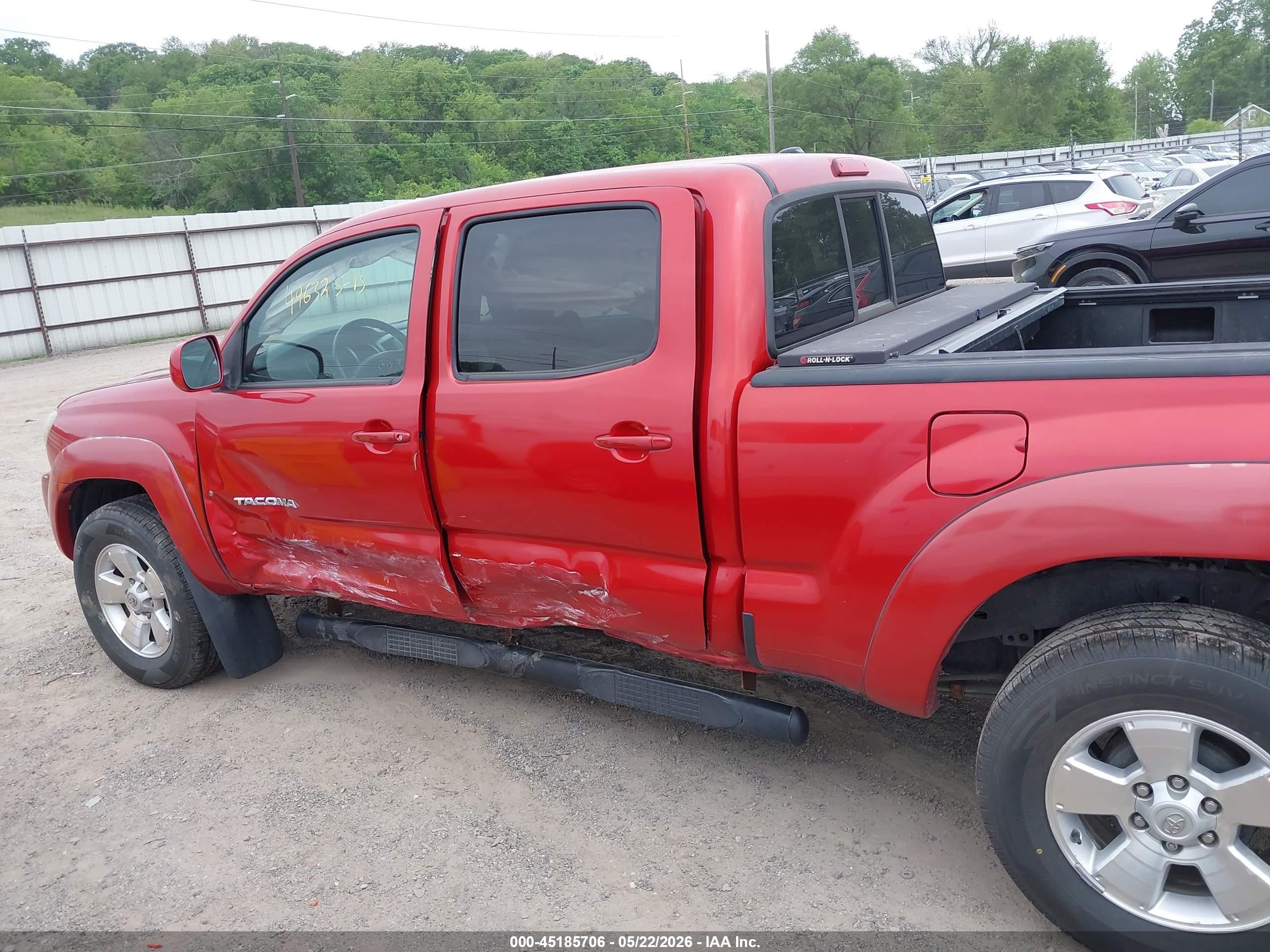 2011 Toyota Tacoma Prerunner V6 Красный vin: 3TMKU4HN2BM030699