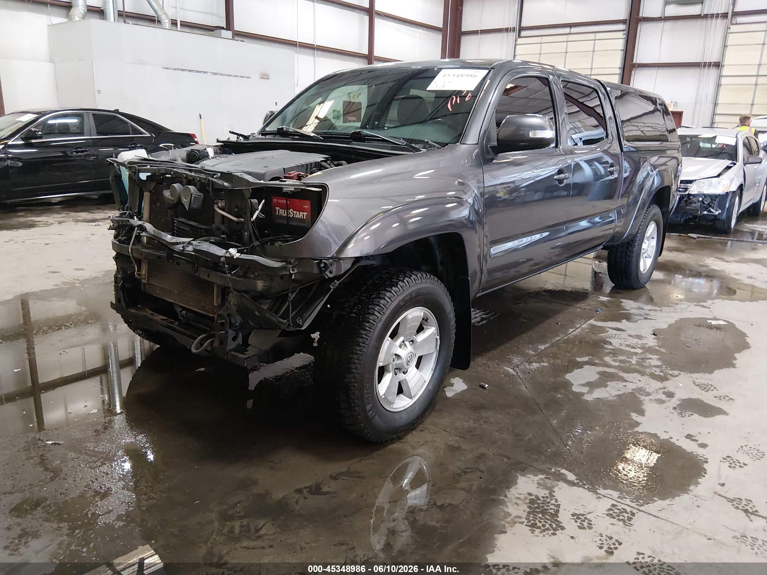 2015 Toyota Tacoma Prerunner V6 Gray vin: 3TMKU4HN2FM043992