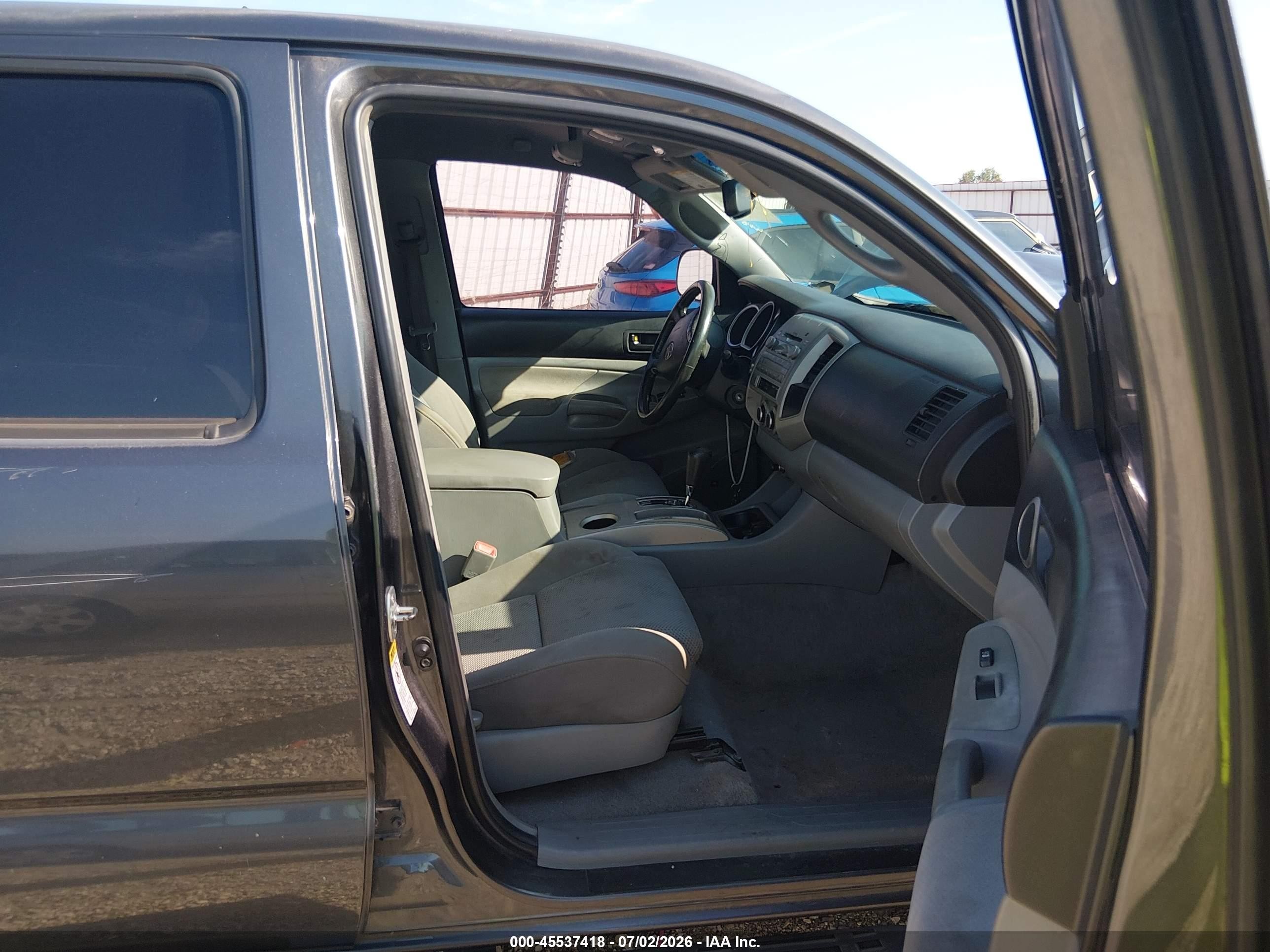 2010 Toyota Tacoma Prerunner V6 Gray vin: 3TMKU4HN3AM025364