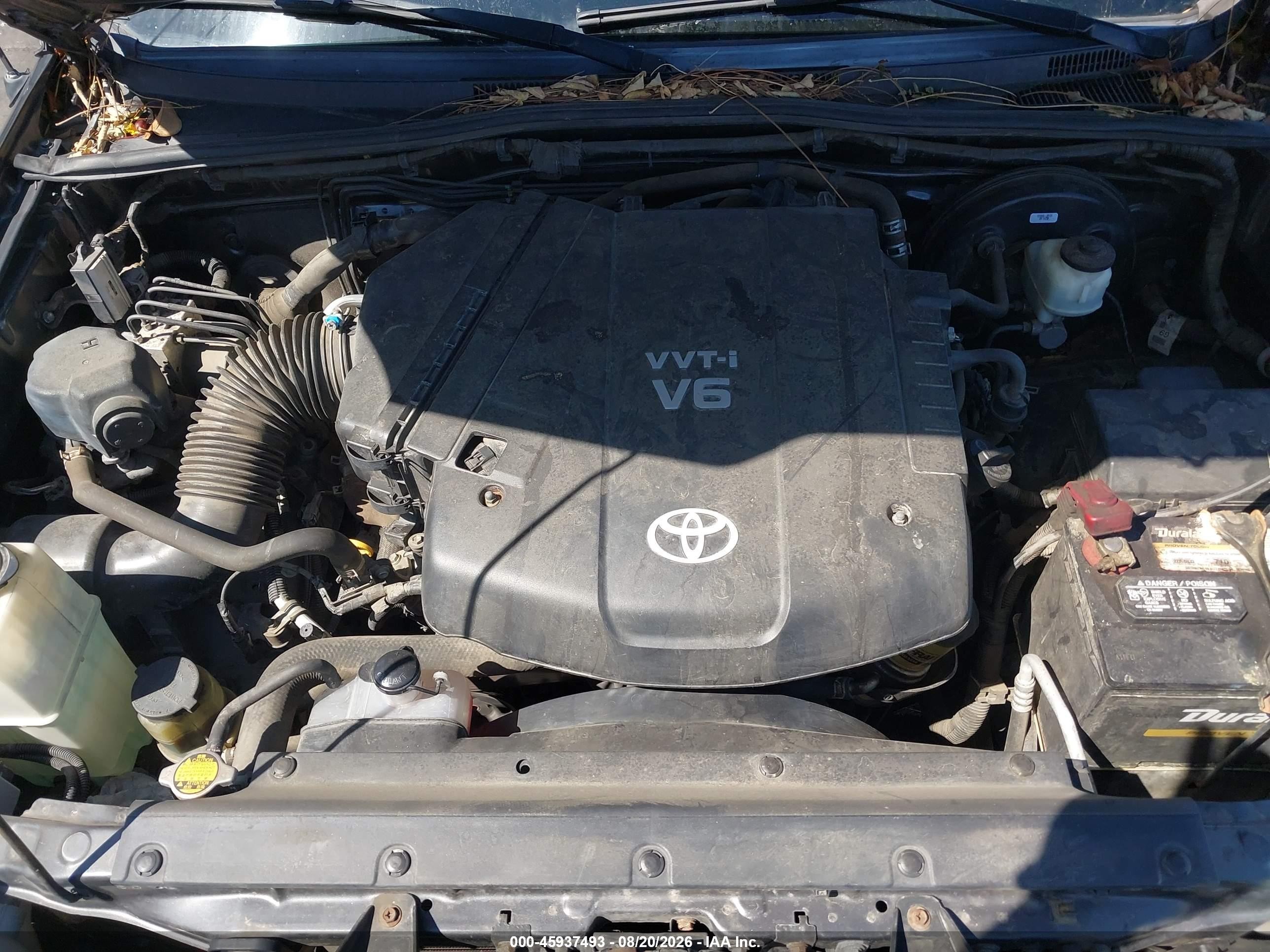 2013 Toyota Tacoma Prerunner V6 Gray vin: 3TMKU4HN3DM035283