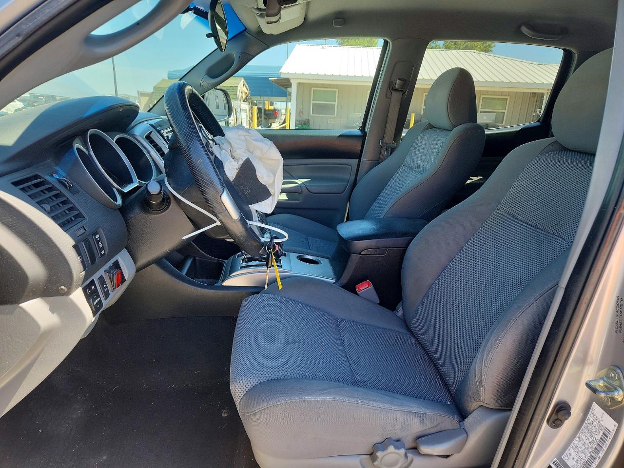 2014 Toyota Tacoma Double Cab Prerunner Long Bed Серебряный vin: 3TMKU4HN3EM041134